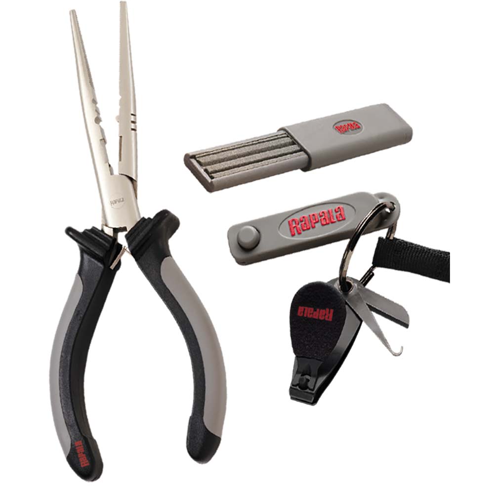 Rapala Combo Pack - Pliers, Clipper, Punch &Amp; Sharpener,WBHDWA001346342