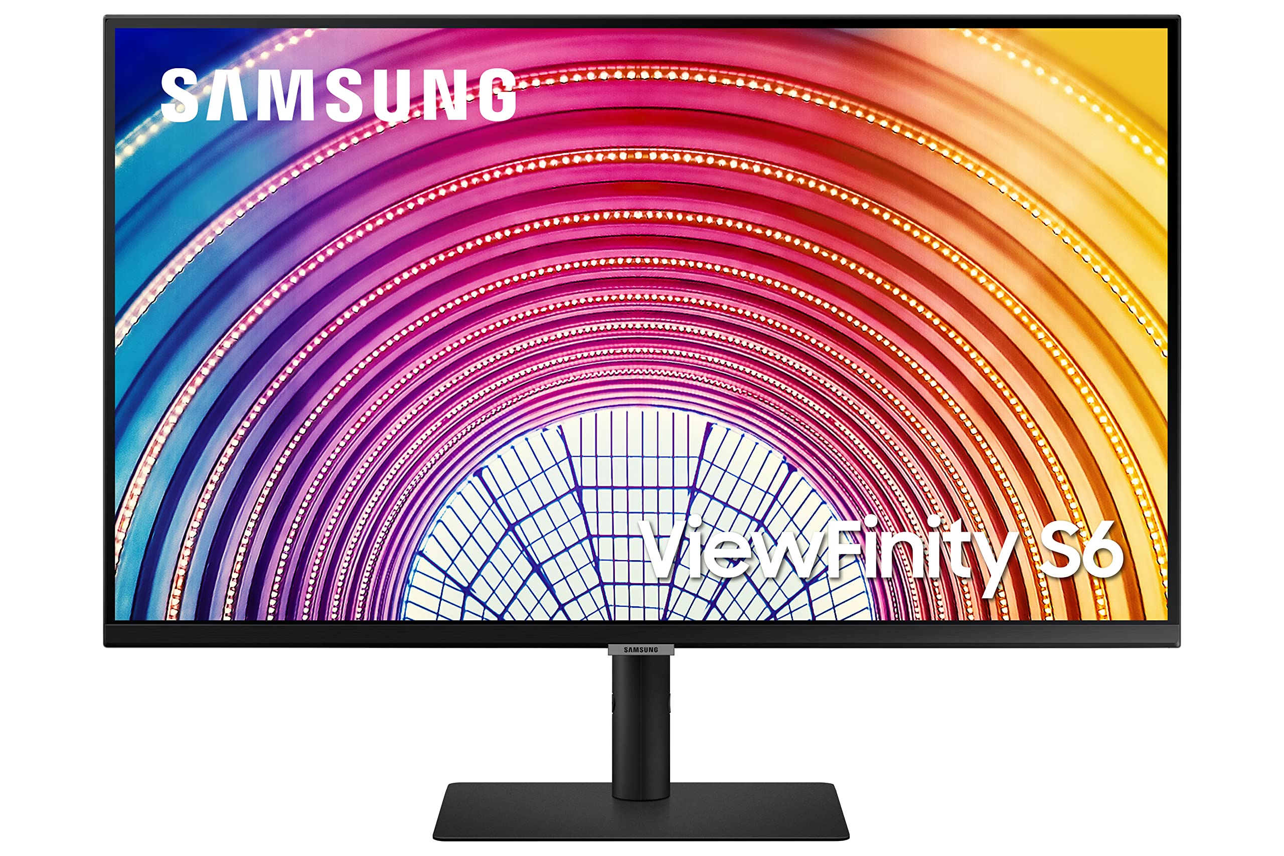 Samsung S60Ua Series 27 Inch Wqhd (2560X1440) Computer Monitor, 75Hz, Ips Panel, Usb C, Hdr10 (1 Billion Colors), Height Adjusta