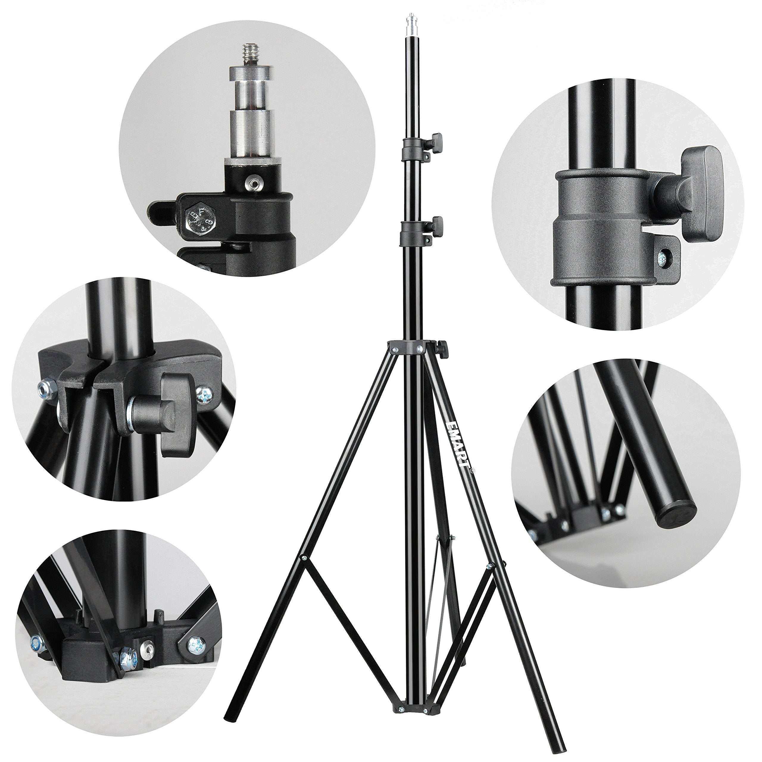 Emart 8.5Ft Photography Light Stands For Photo Video Studio And Product Portrait Shooting   2 Pack
