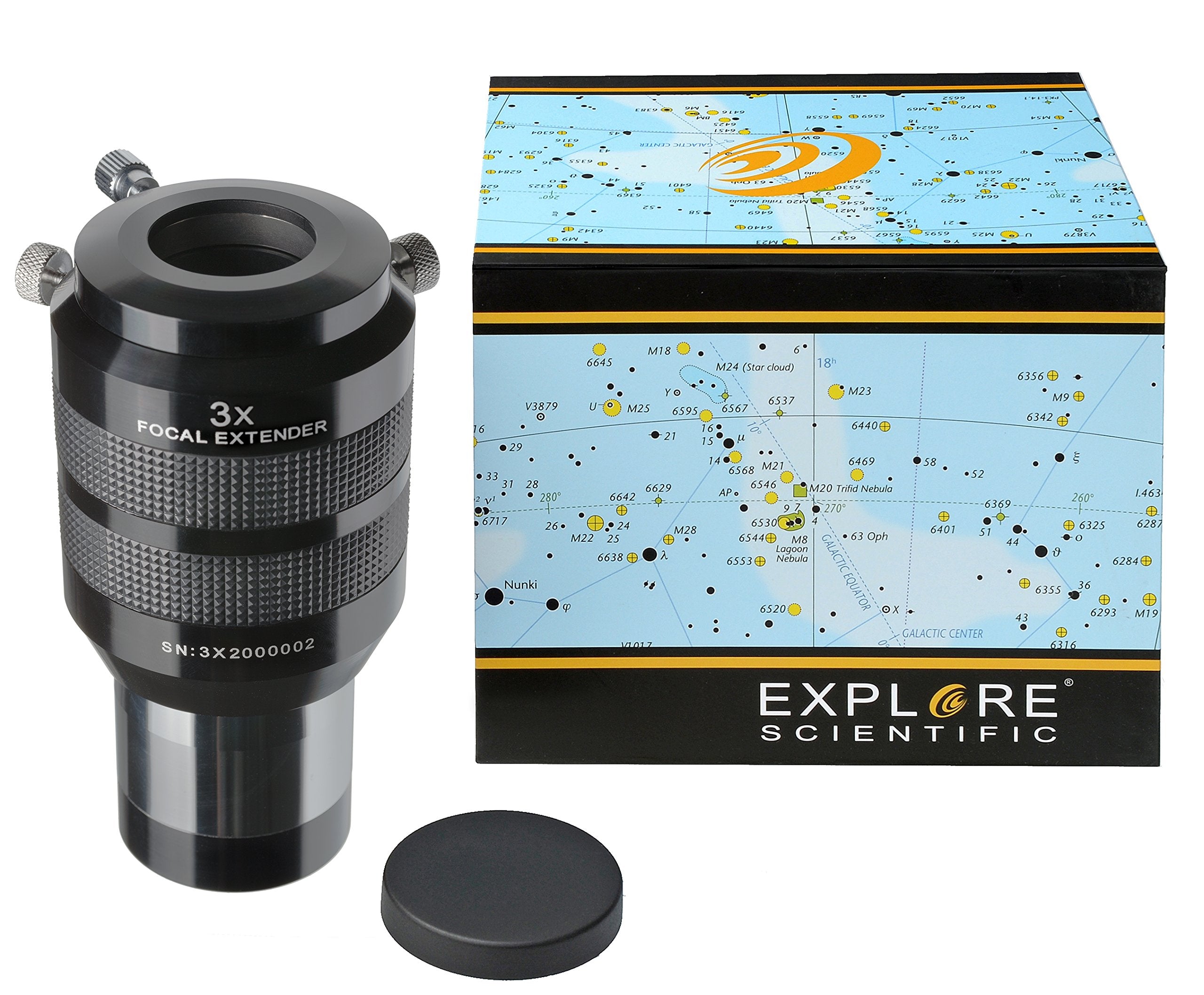 Explore Scientific Fokal Extender   Barlow Lens To Increase The Focal Length For Telescopes