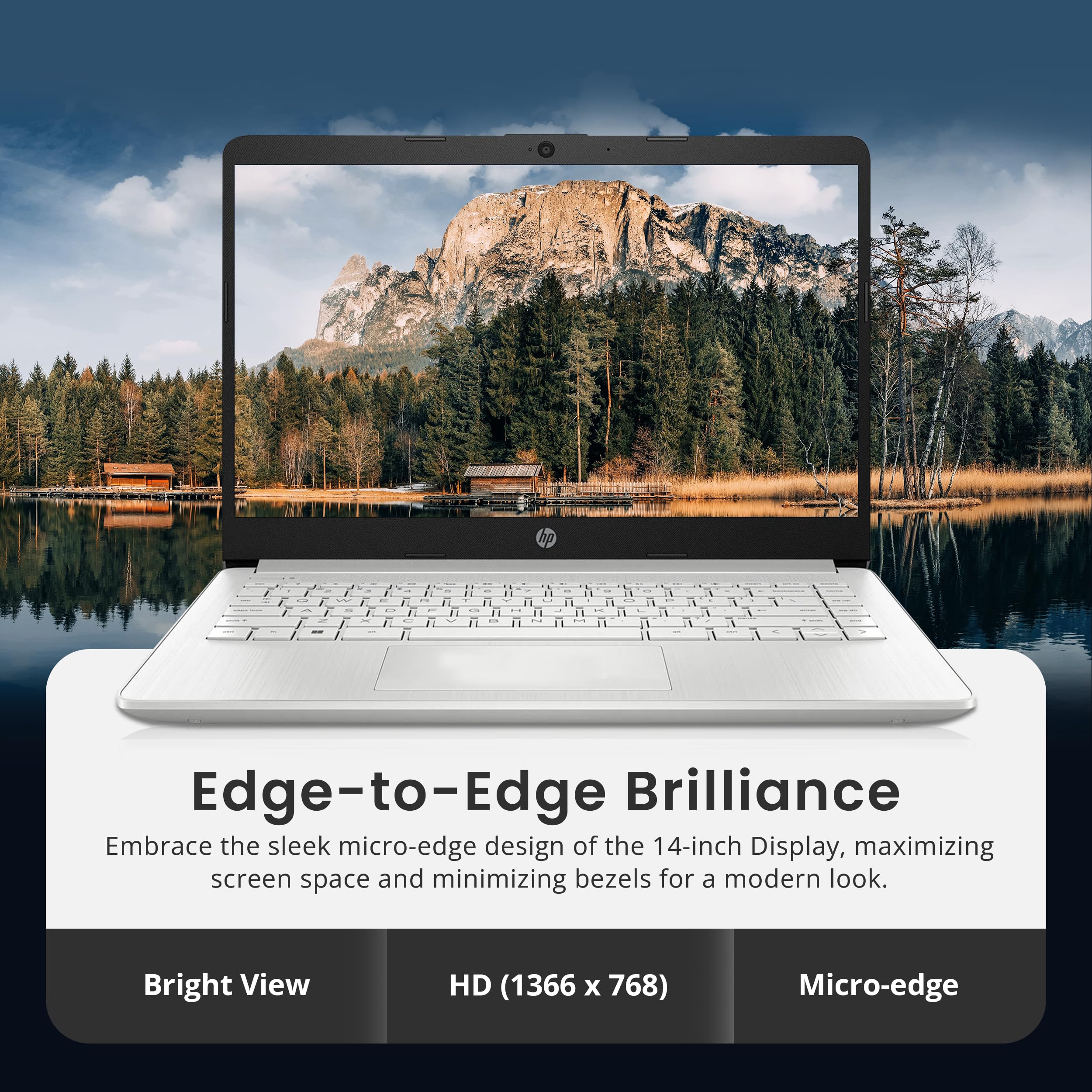 Hp Flagship 14 Laptop With 1 Year Office 365 | 16Gb Ram | 1.28Tb Storage(128Gb Emmc & 160Gb Docking Station & 1Tb Cloud Storage)