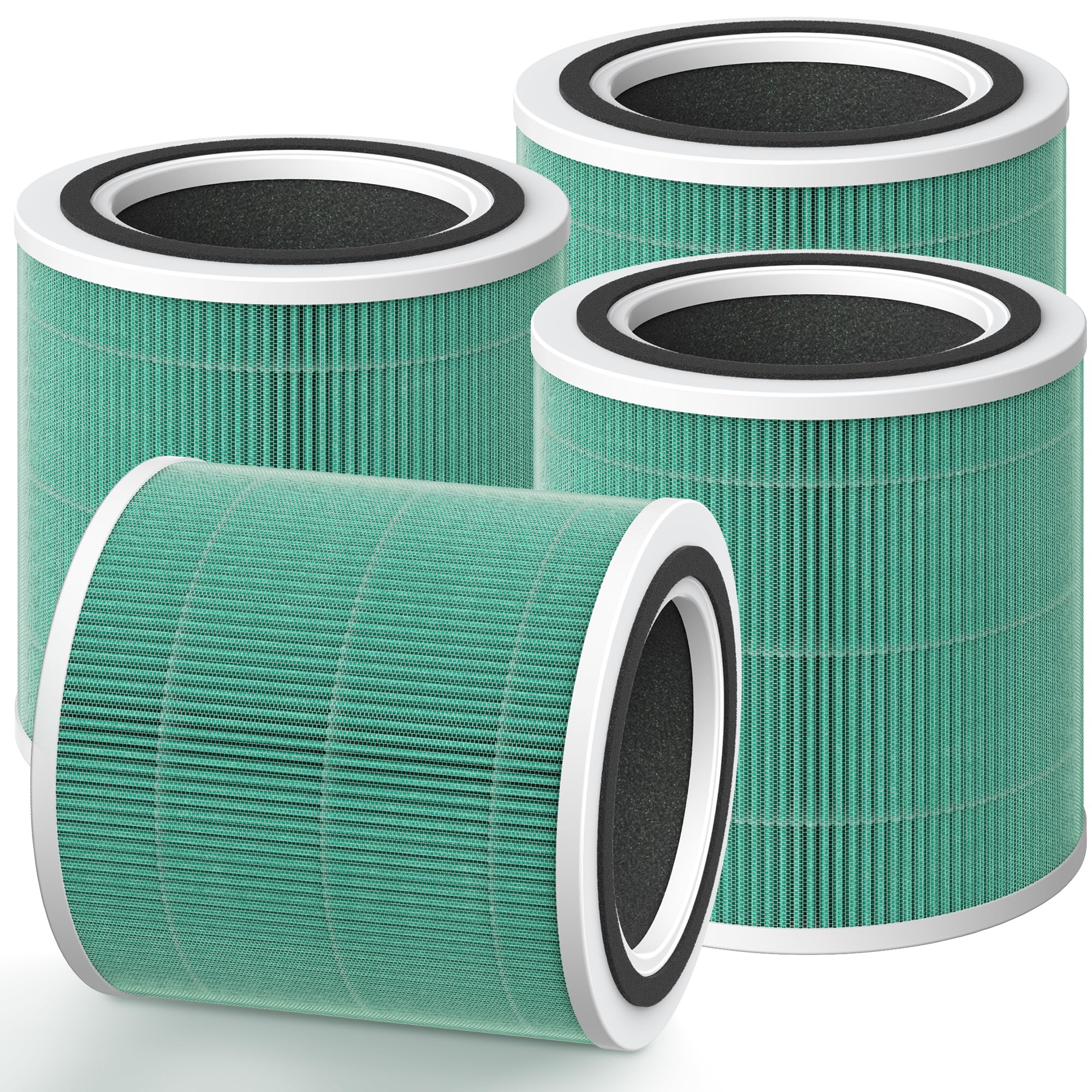 Ac400 Replacement Filter Compatible With Purivortex Ac400 Air Cleaner Purifier, 3 In 1 H13 True Hepa And Activated Carbon Filter