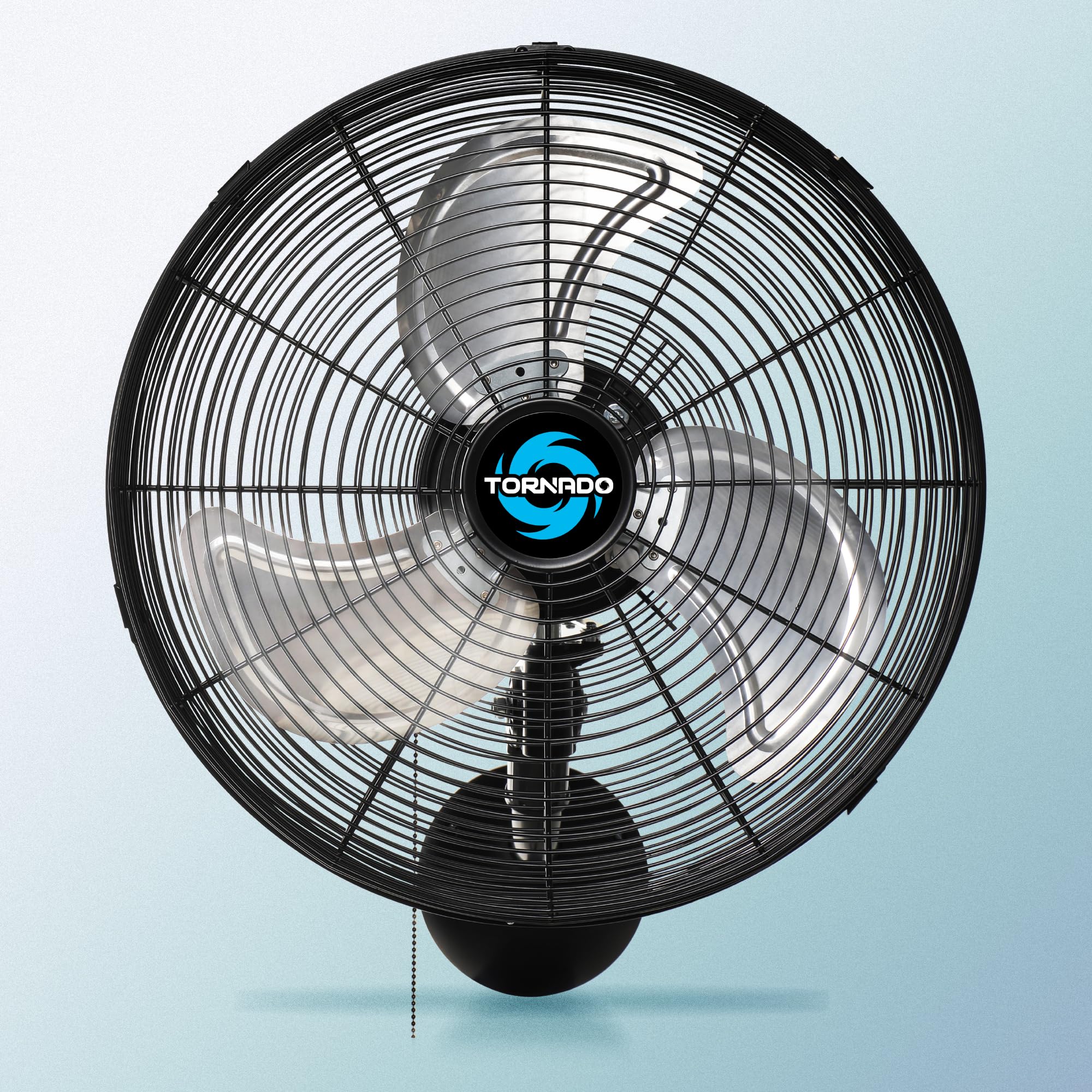 Tornado 20 Inch Pro Series High Velocity Wall Mount Fan, Oscillating Industrial, Commercial & Residential Fan, 3-Speed, 5250 CFM