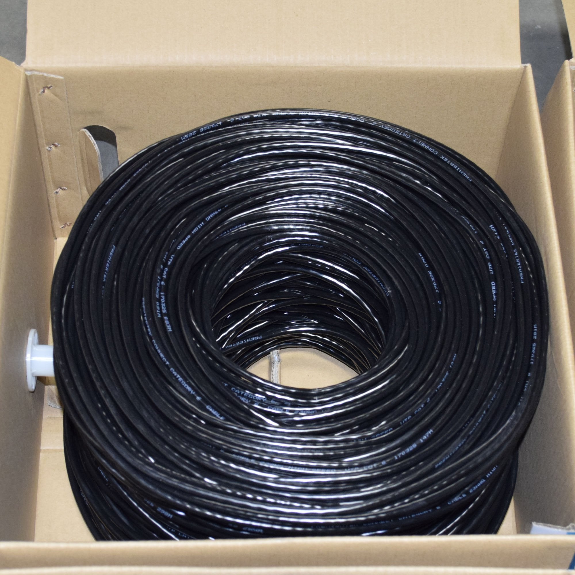 Premiertek 1000Ft Cat6 23AWG UTP Solid 4-Pairs Network Ethernet LAN ...