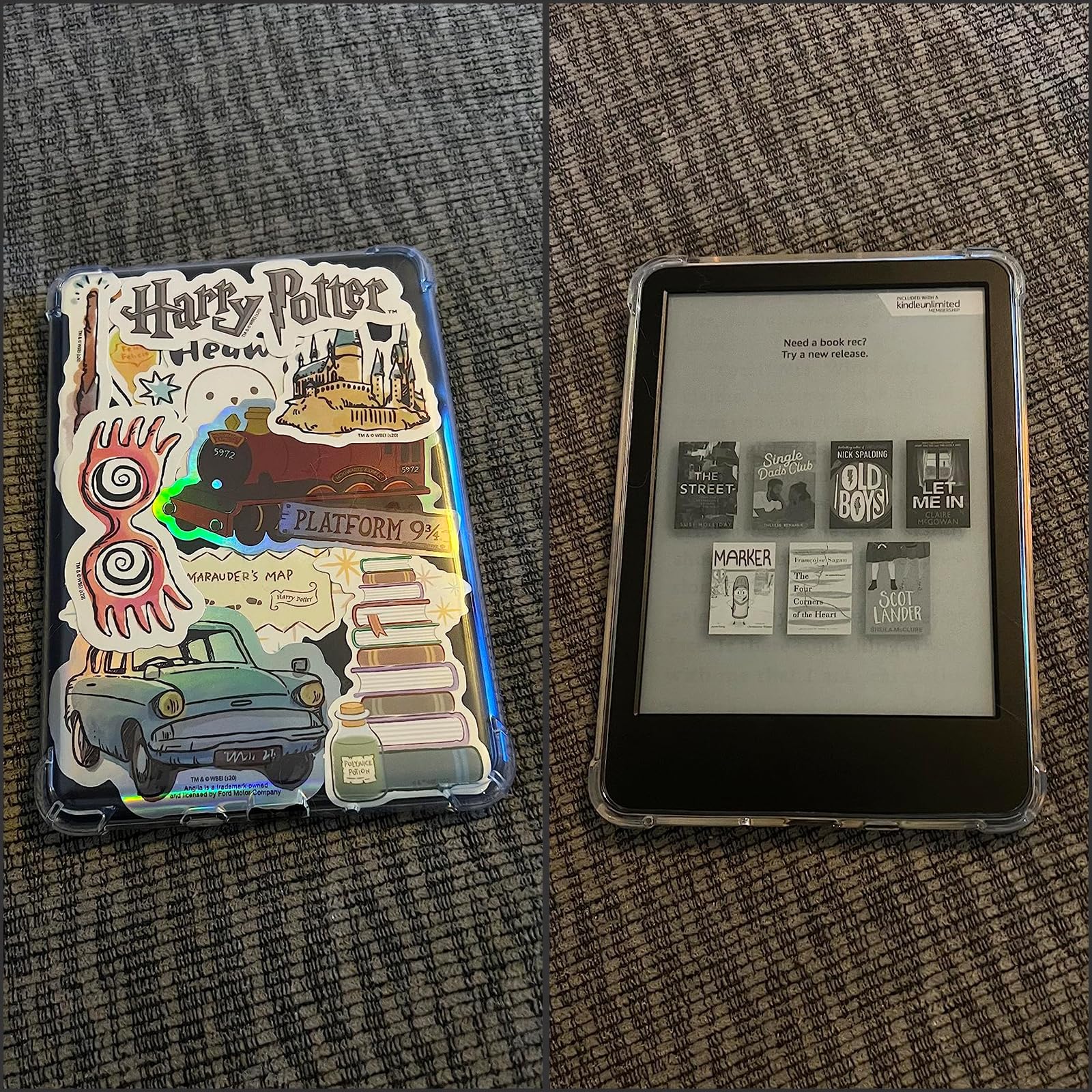 Hotbag Clear Kindle Case For 6'' Kindle 11Th Generation 2022   Tpu Back Cover, Lightweight Slim Soft Clear Kindle Cover For 6 In