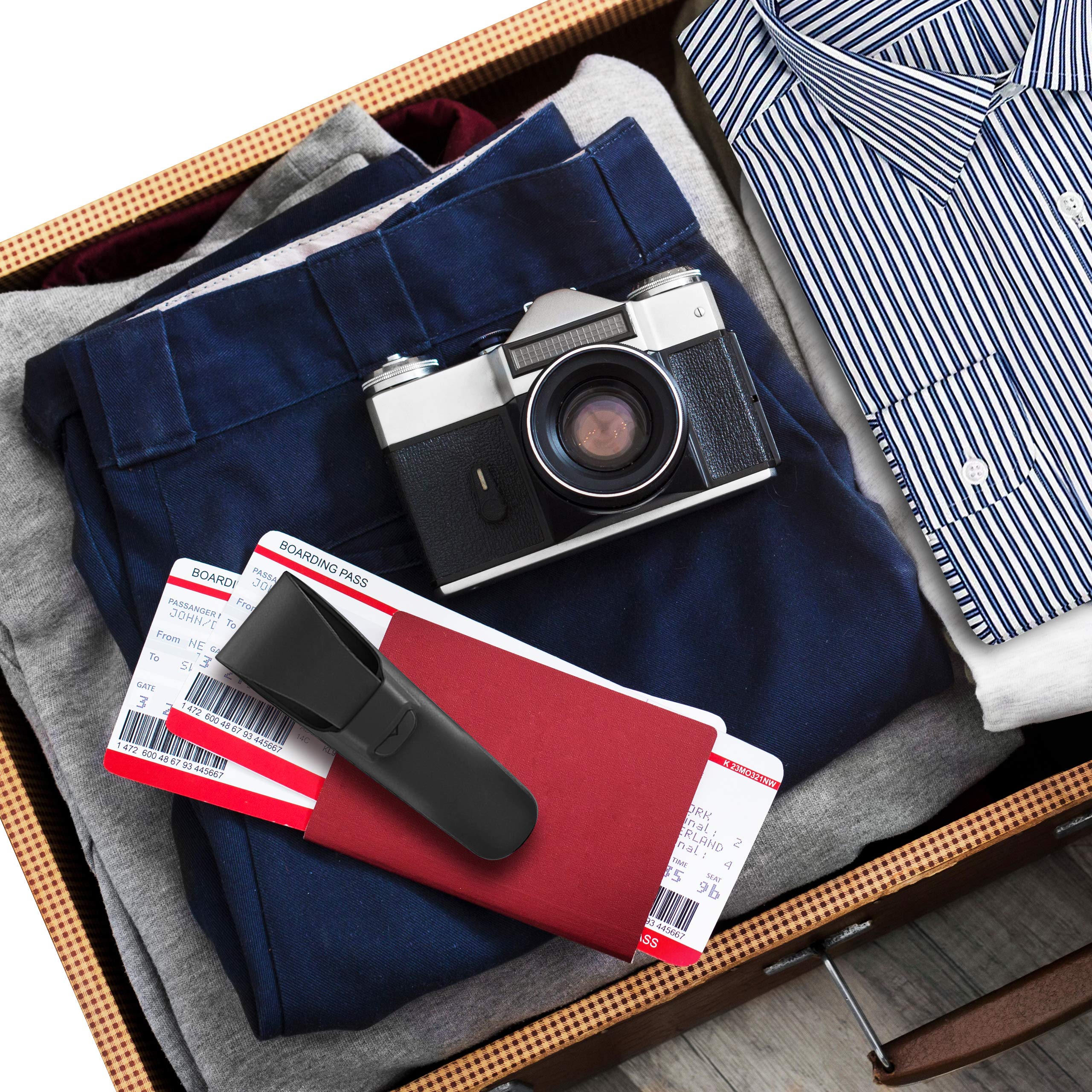 Teaieei 2 Pack Razor Case For Travel Silicone Safety Waterproof For Gillette Parker Merkur Soft Shaver Case Carrying Cover Bag