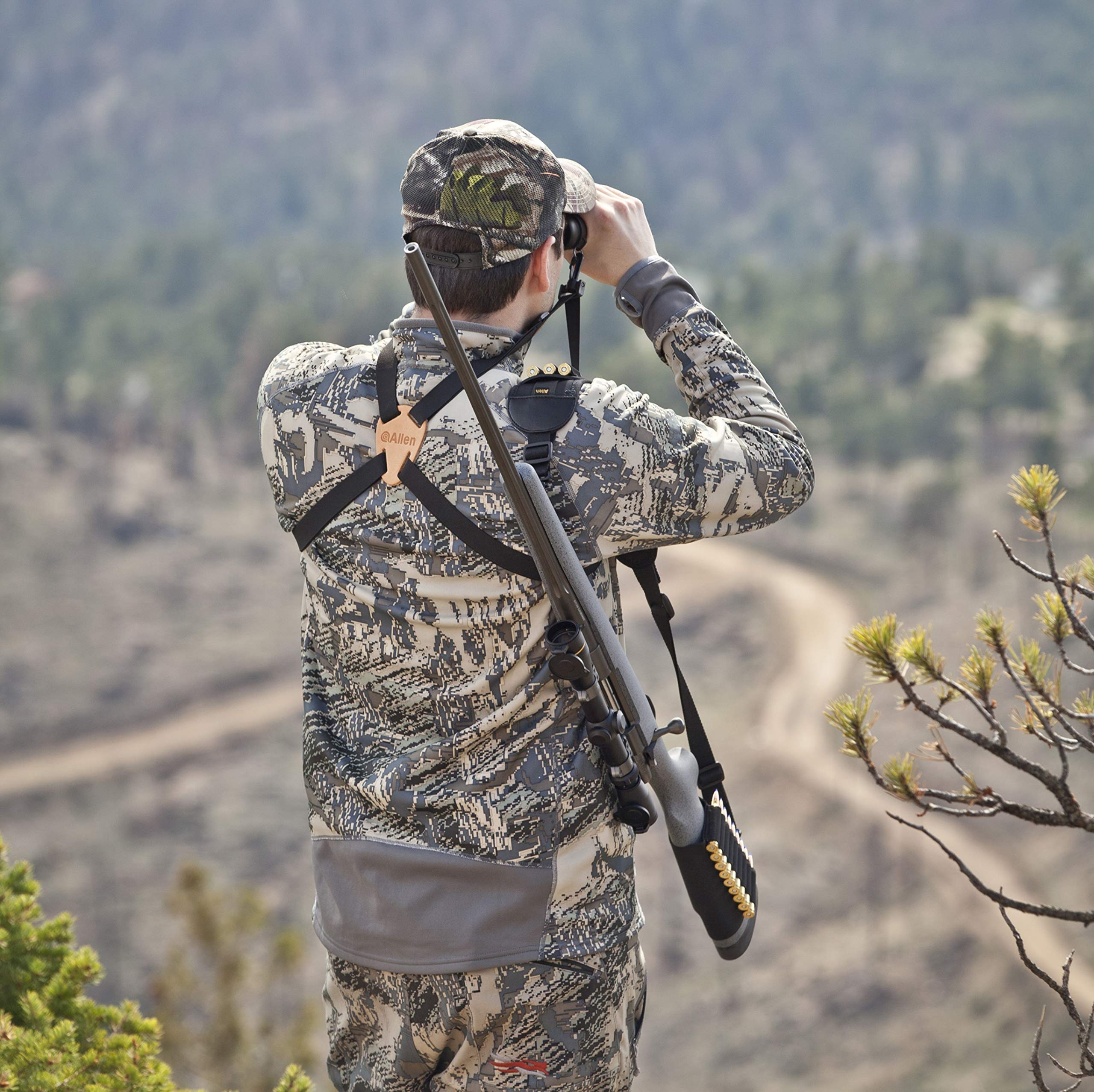 Allen Company 4 Way Adjustable Binocular Strap Harness, Black