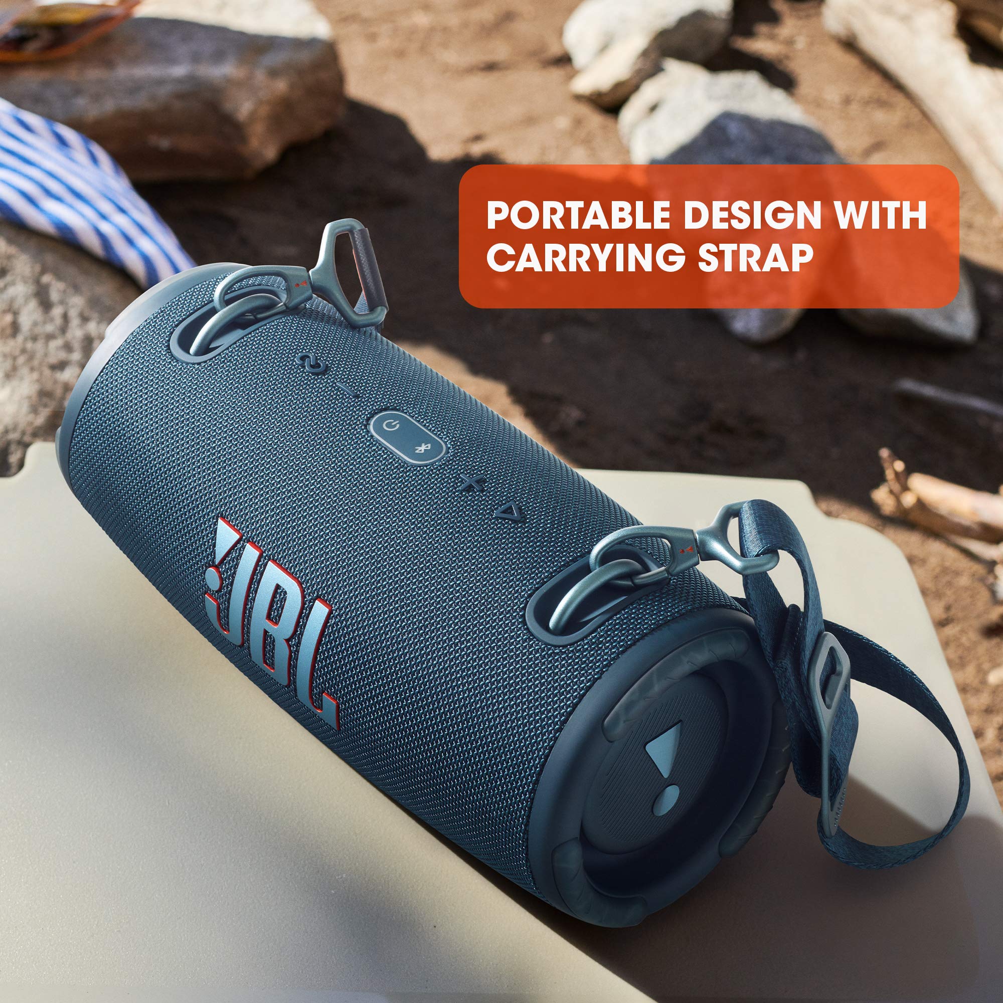 Jbl Xtreme 3   Portable Bluetooth Speaker, Powerful Sound And Deep Bass, Ip67 Waterproof, 15 Hours Of Playtime, Powerbank, Party