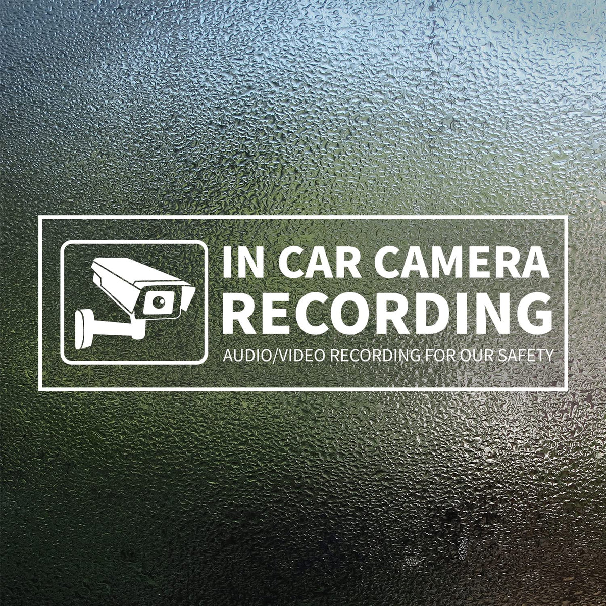 Recording Line Sticker In Car Camera Audio Video Recording Window Vinyl Stickers 2 6 Inch Fro ...