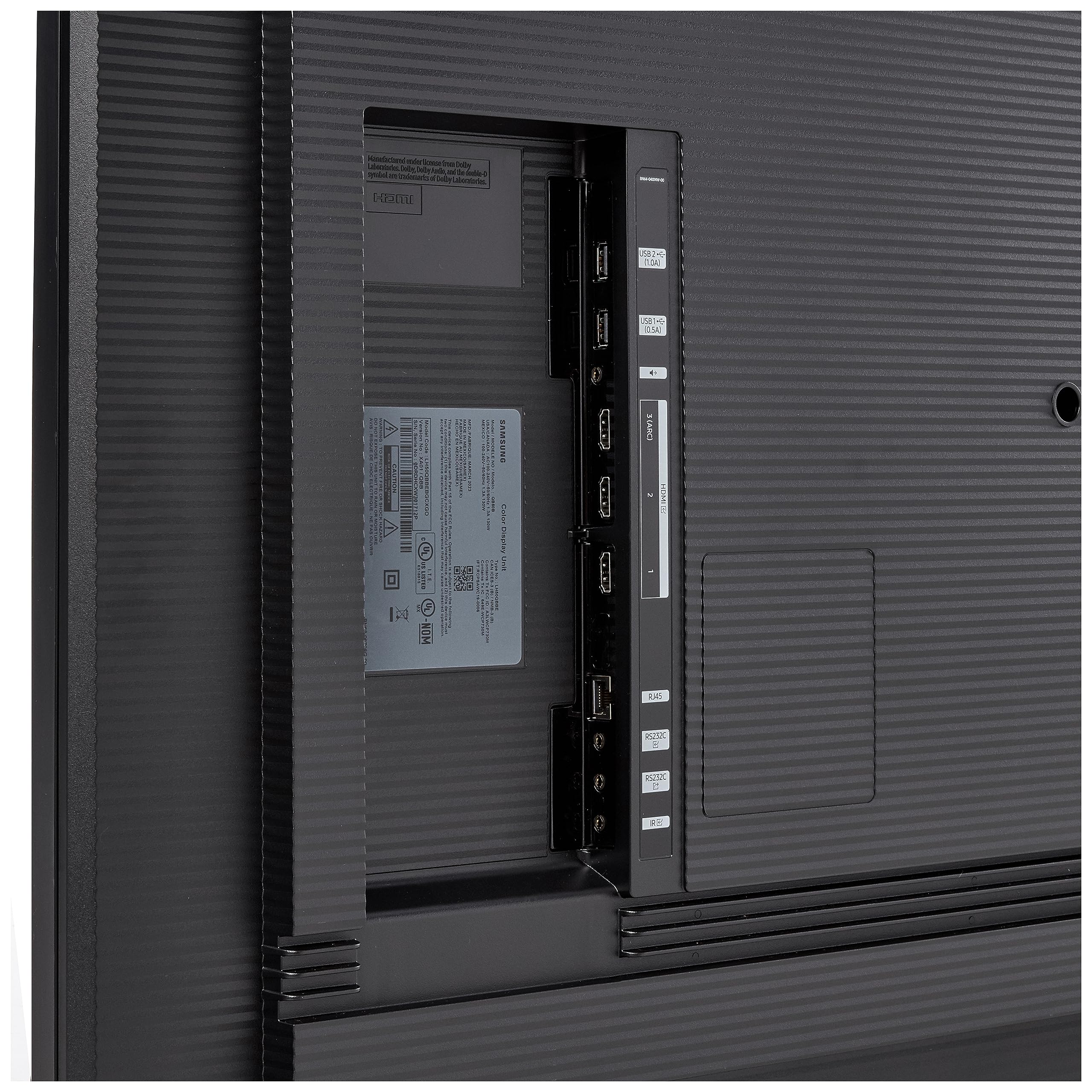 Samsung Business Samsung 50-Inch Commercial 4K Uhd Led Lcd Display, 350 Nit, 16/7, Magicinfo S6