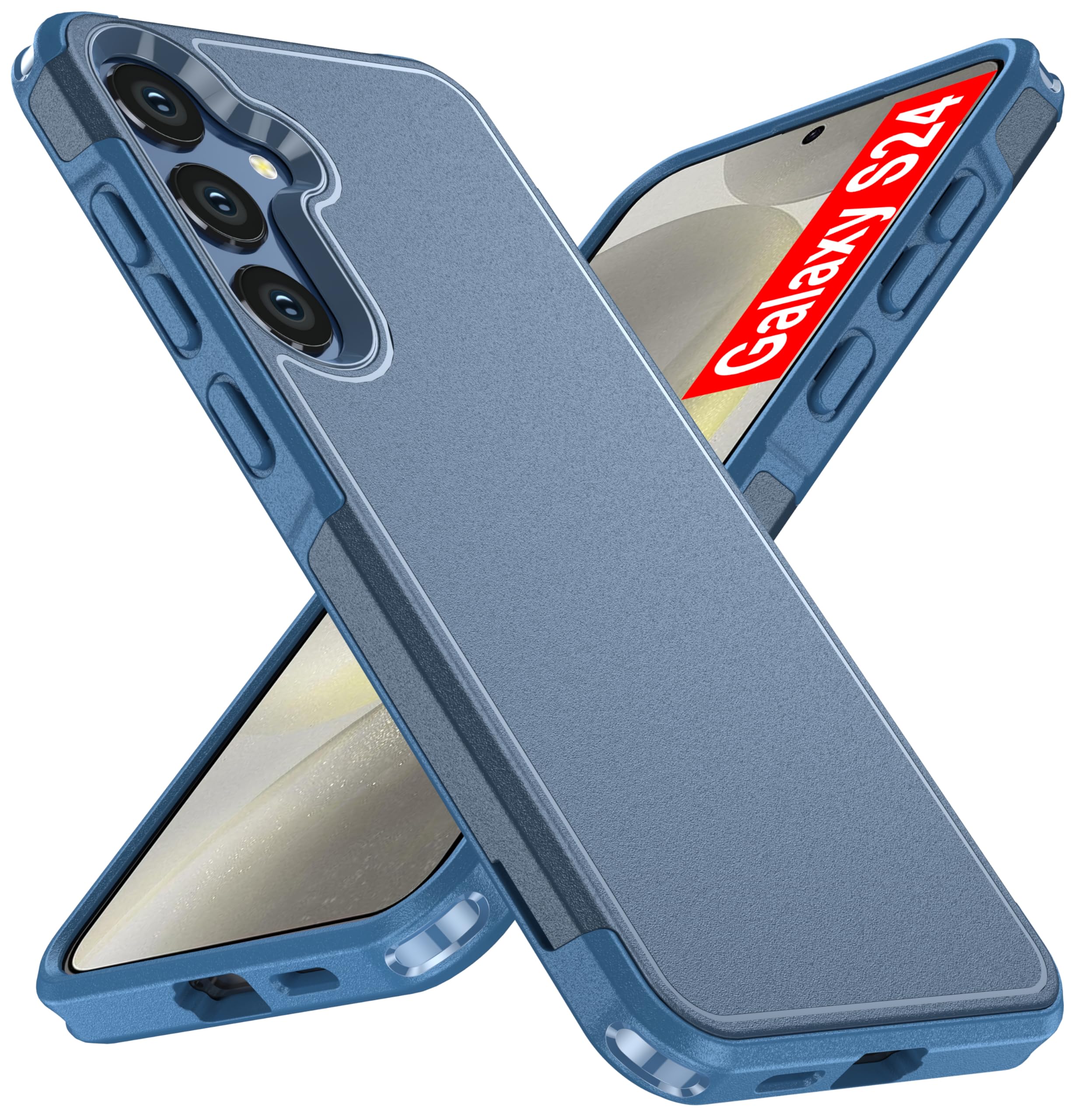 Oneagle For Samsung Galaxy S24 Case,Galaxy S24 Phone Case Upgraded[15 Ft Drop Protection][Supports Wireless Charging]Anti Slip A