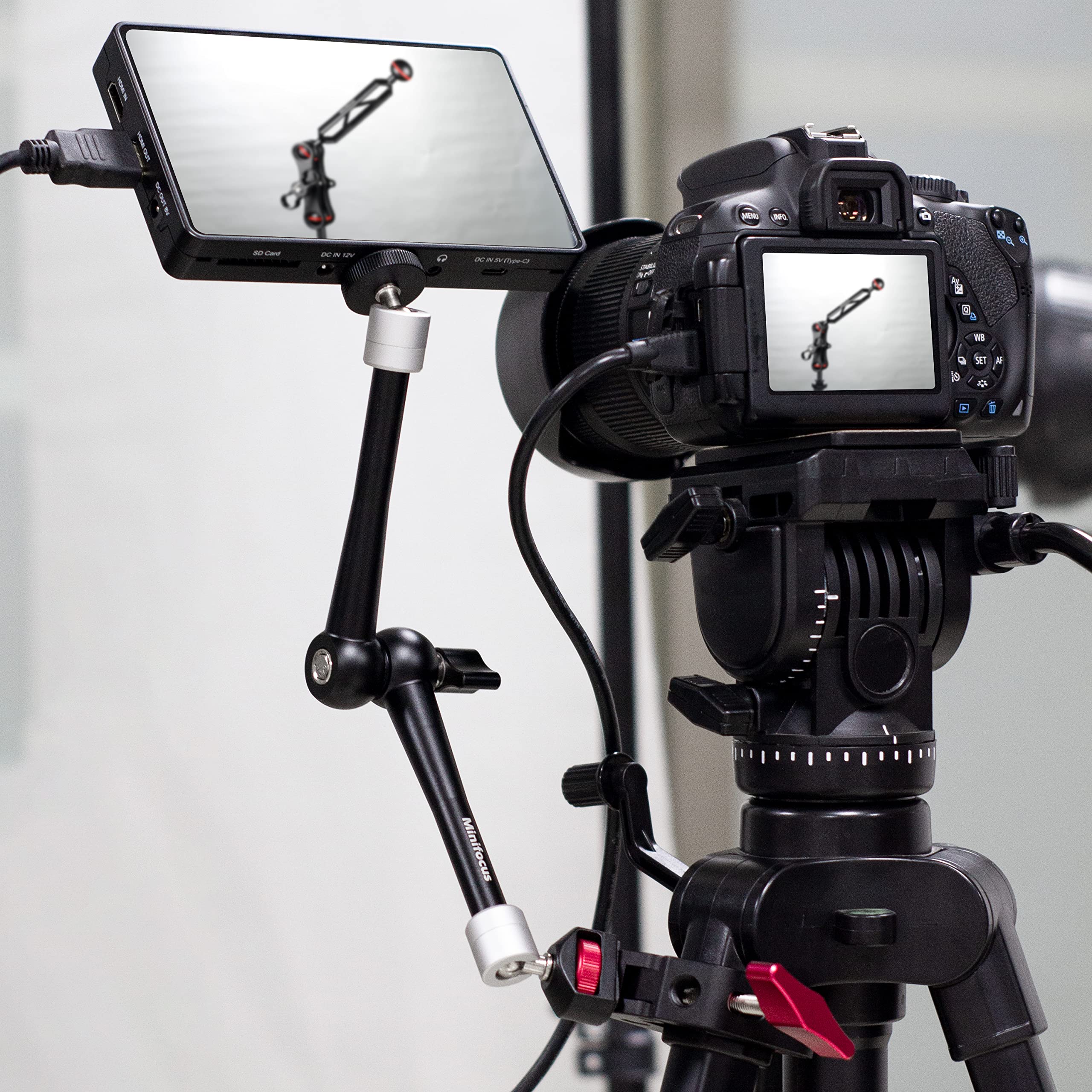 11 Articulating Friction Magic Arm Super Camera Clamp Mount Cell Phone Holder Action Camera Adapter Kit For Dslr Camera Lcd Mo