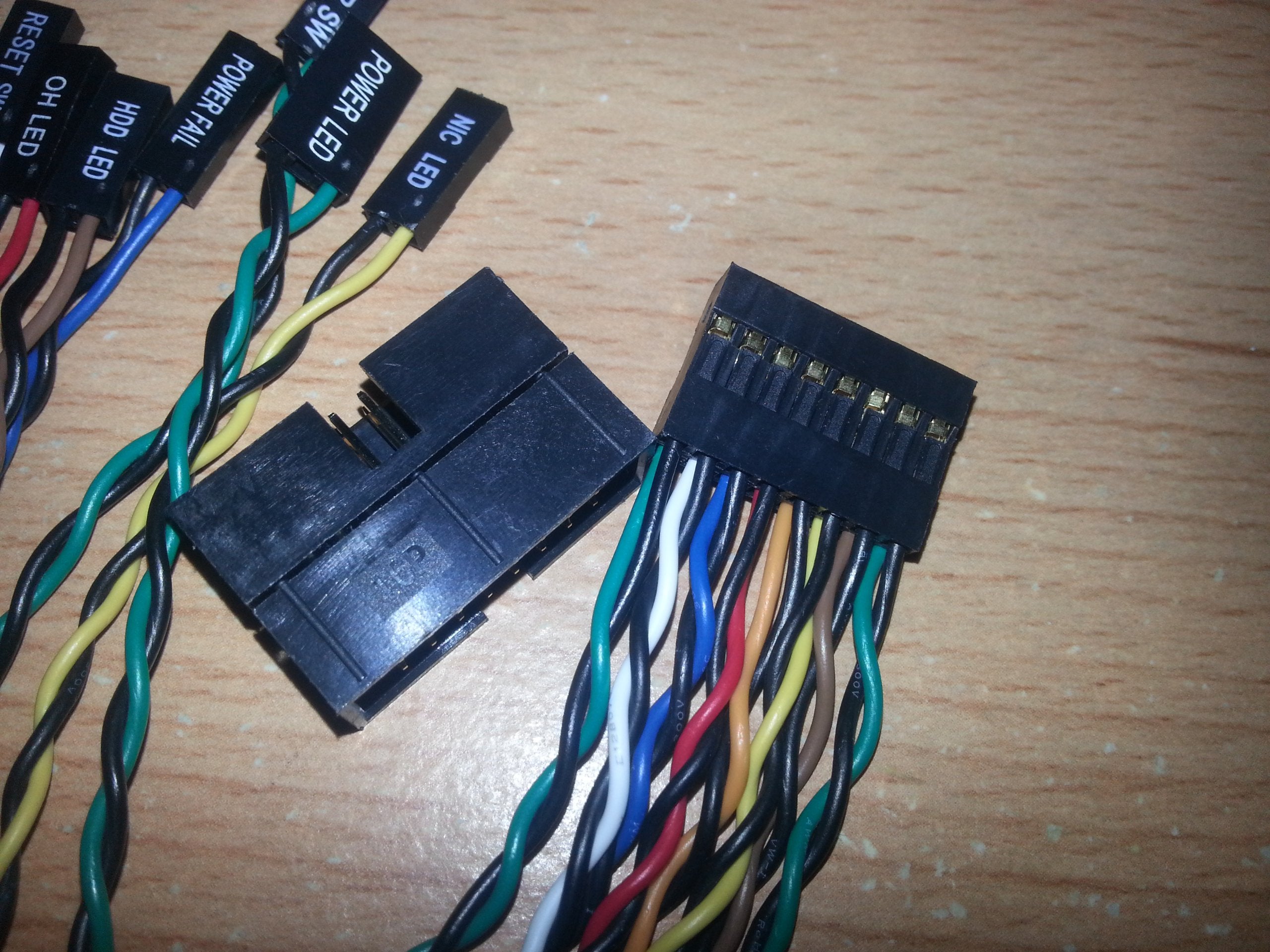 Supermicro Cbl084L Front Panel Control Split Connector Cable Cbl 084L Genuine