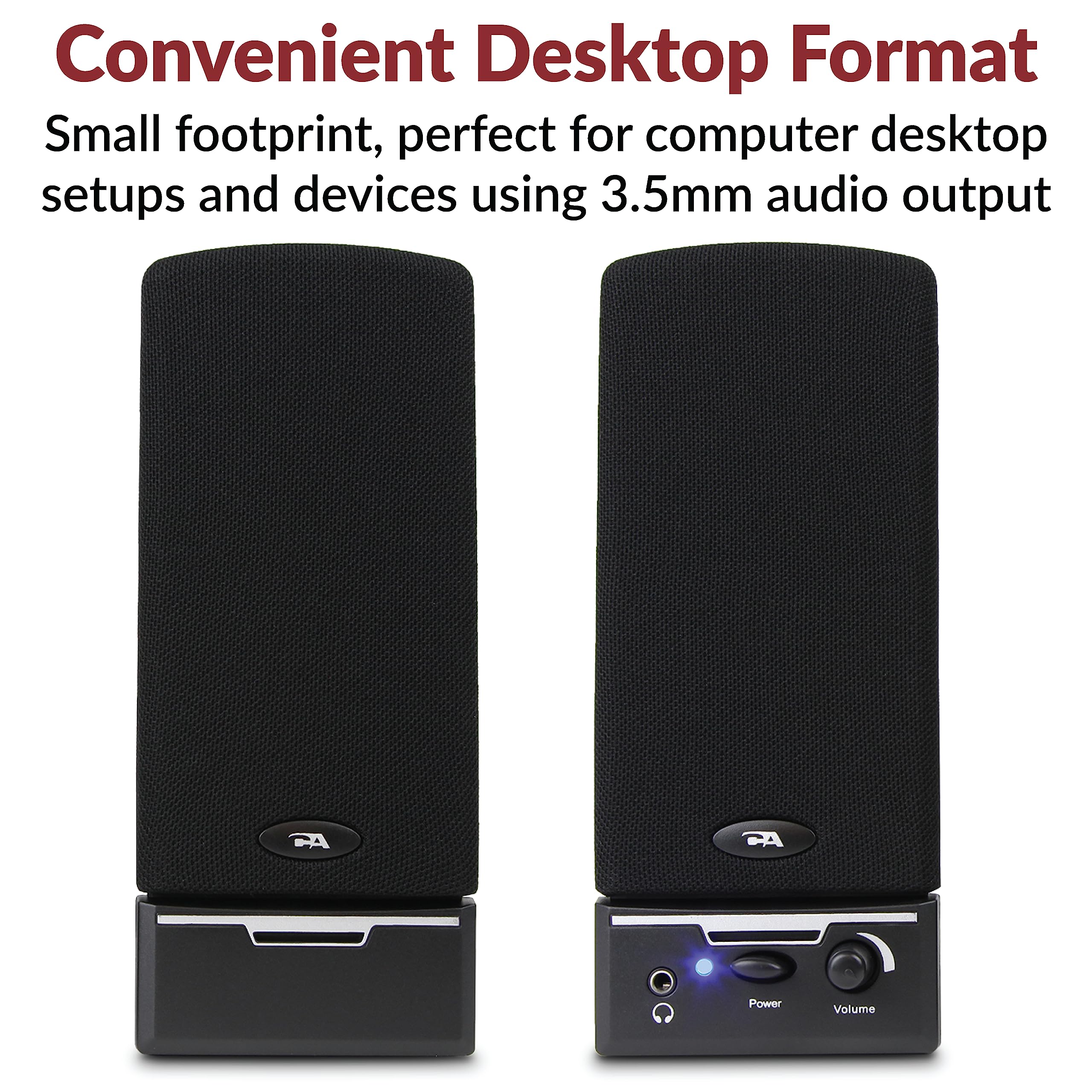 Cyber Acoustics Ca 2014 Multimedia Desktop Computer Speakers