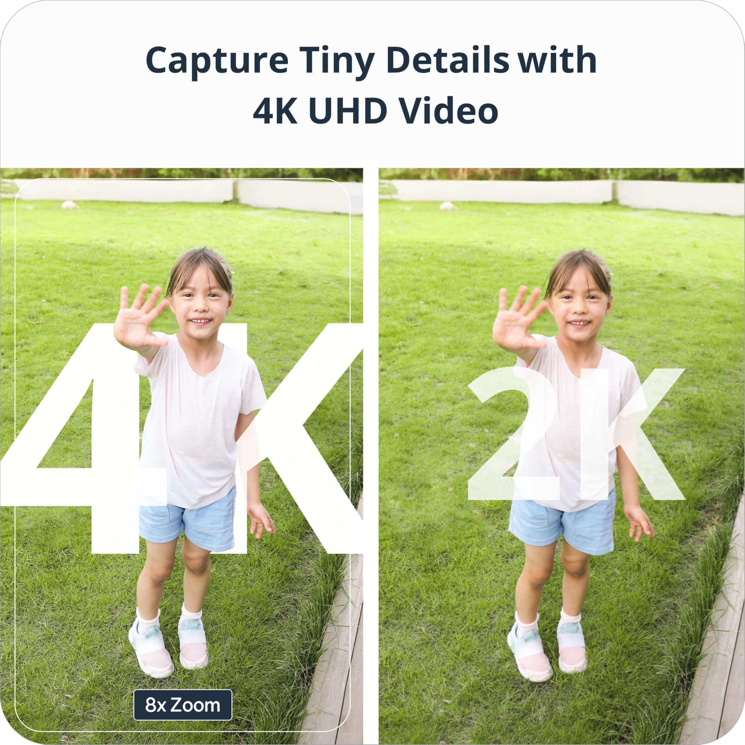 Safemo 4K Wireless Security Camera Outdoor System, Local Ai & Storage, No Monthly Fee, Color Night Vision, 2 Way Talk, Works Wit