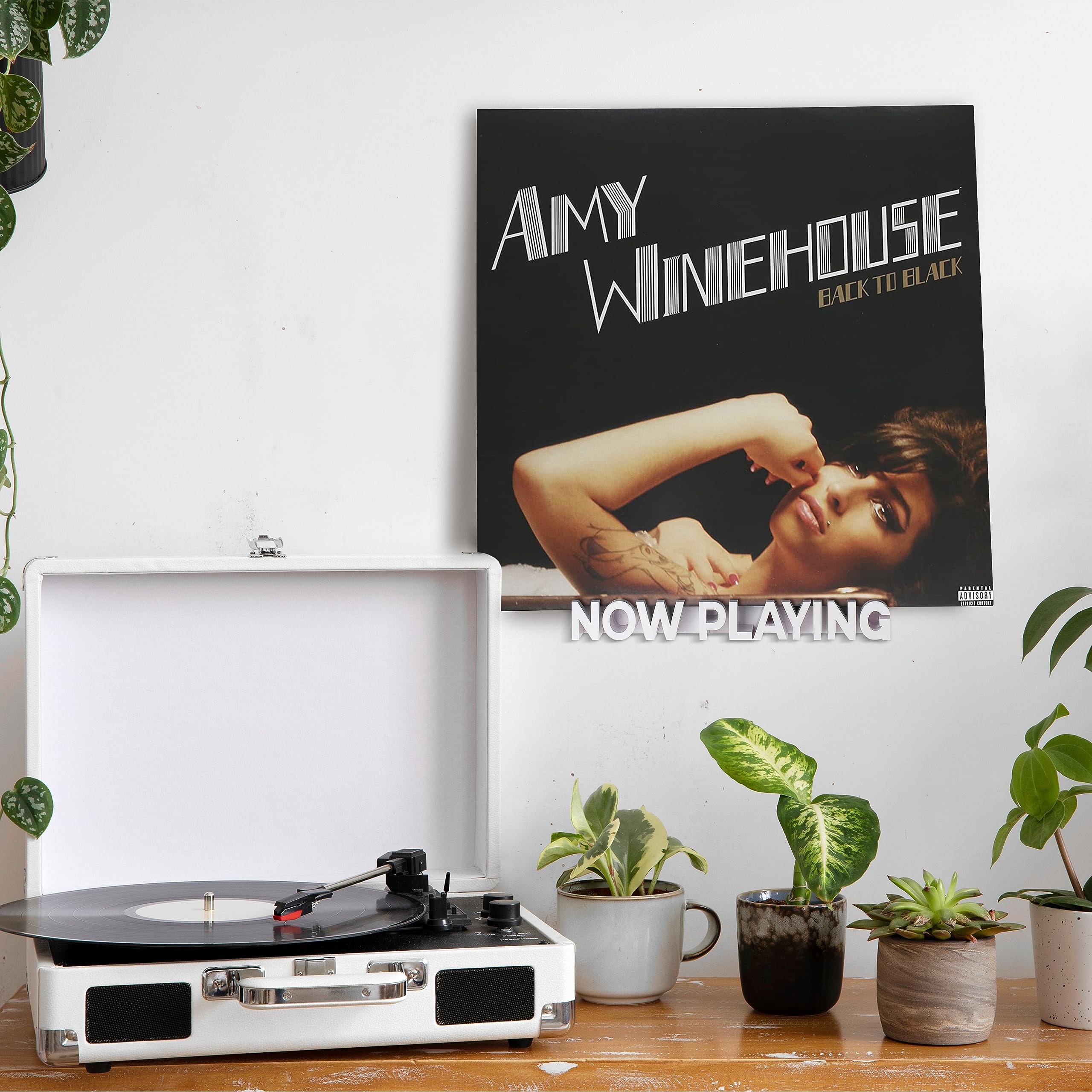 Noahrk Plastic Storage Rack, White, 20In X 15In X 10In