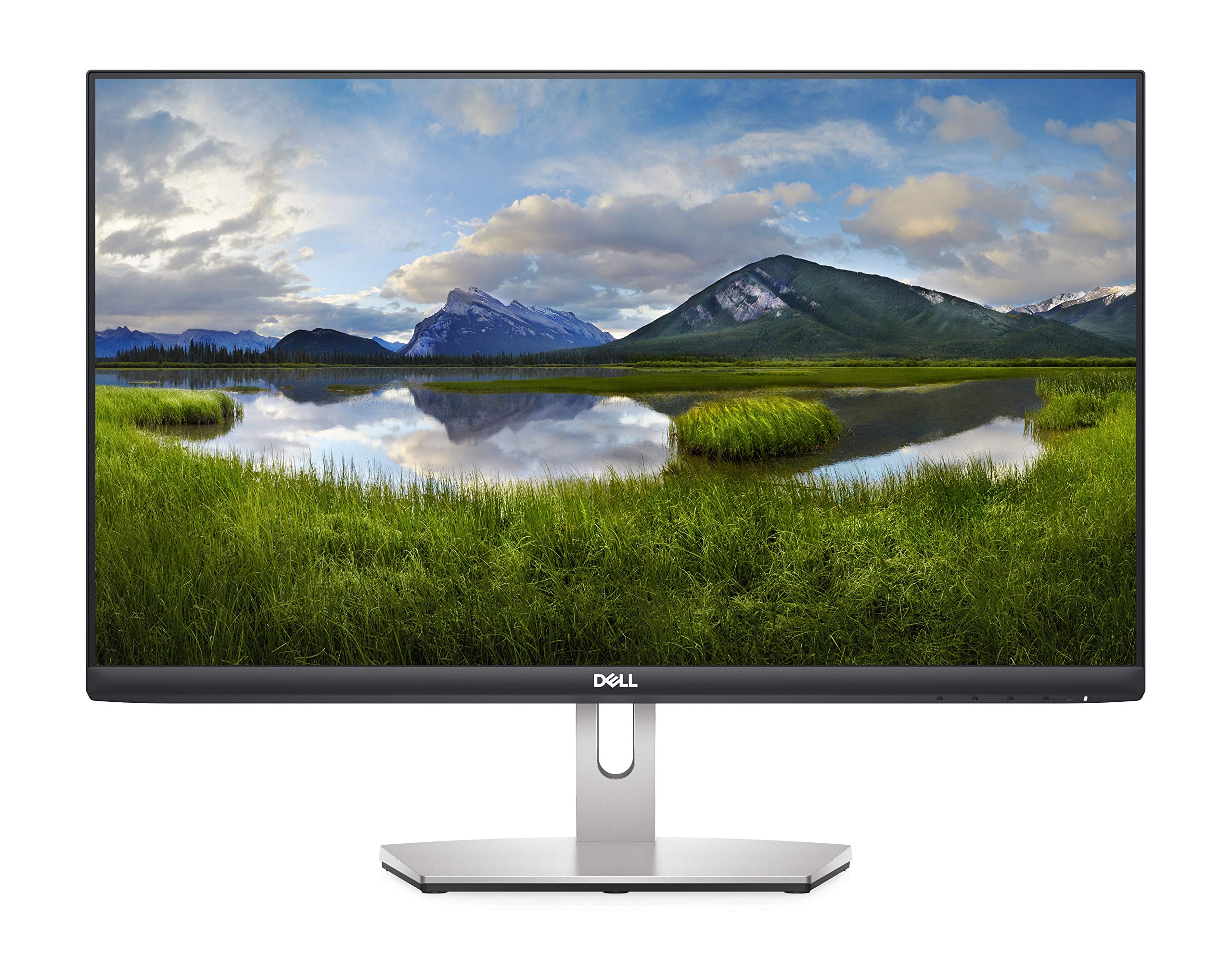 Dell S2421H 24 Inch Full HD 1080p Monitor, IPS Ultra Thin Bezel, 2 x HDMI Ports, Built in Speakers, Silver