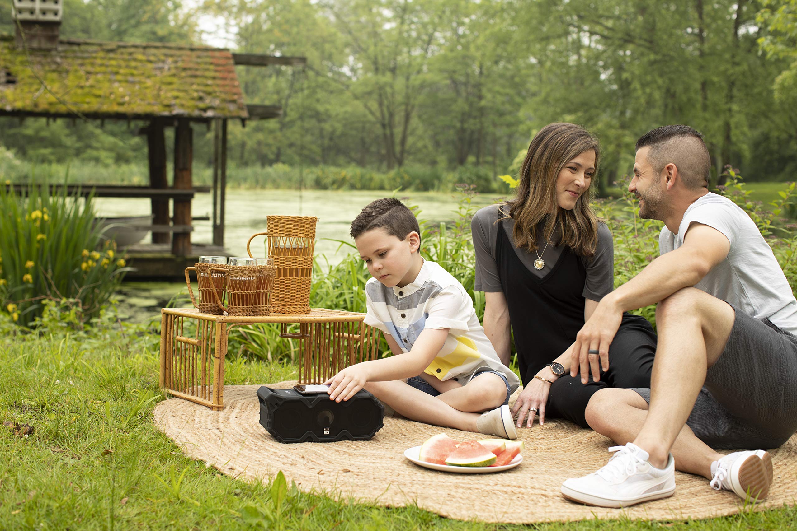 Altec Lansing Super Lifejacket Jolt - Waterproof Bluetooth Speaker, Durable & Portable Speaker With Qi Wireless Charging And Cus