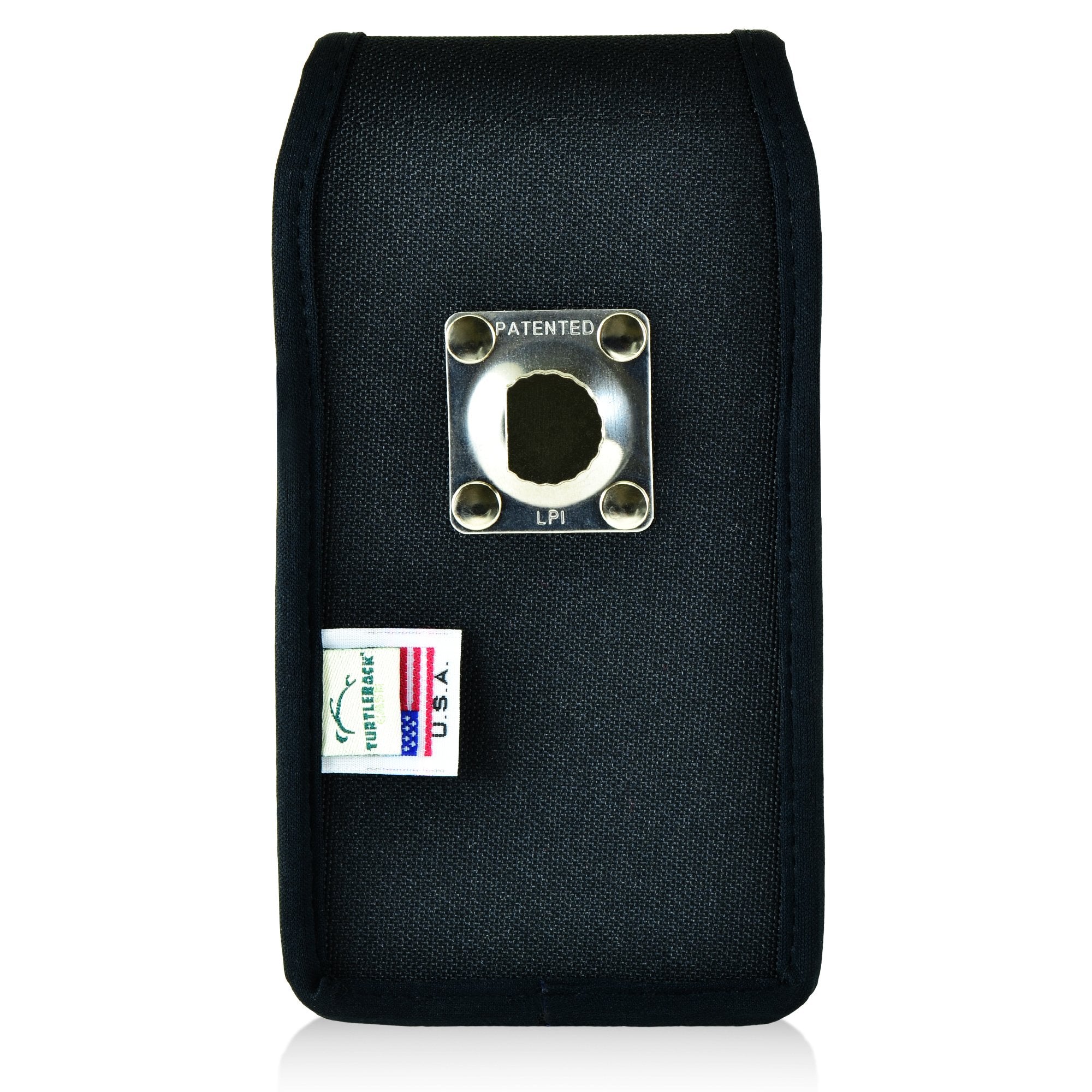 Turtleback Belt Clip Case For Iphone 8 Plus, Iphone 7 Plus Black Vertical Holster Nylon Pouch With Heavy Duty Rotating Belt Clip