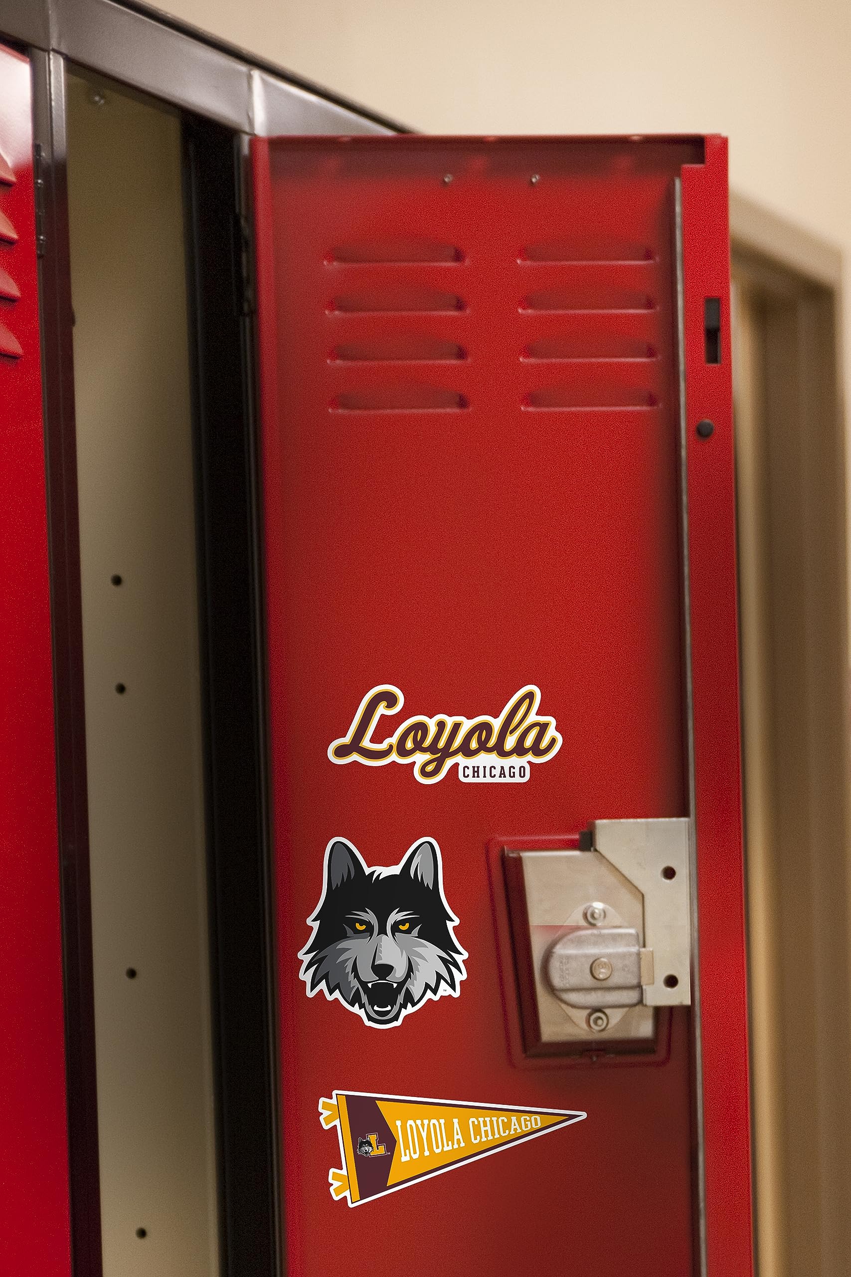 Loyola University Chicago 8Ct Vinyl Large Deluxe Stickers Variety Pack   Laptop, Water Bottle, Scrapbooking, Tablet, Skateboard,