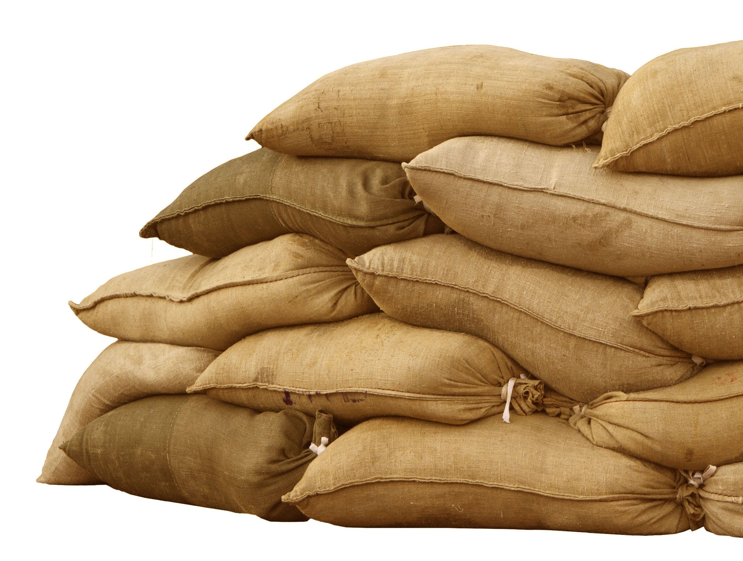 Sandbaggy Burlap Sand Bag   Size: 14'' X 26''   Sandbags 50Lb Weight Capacity   For Flooding, Flood Water Barrier, Tent Sandbags