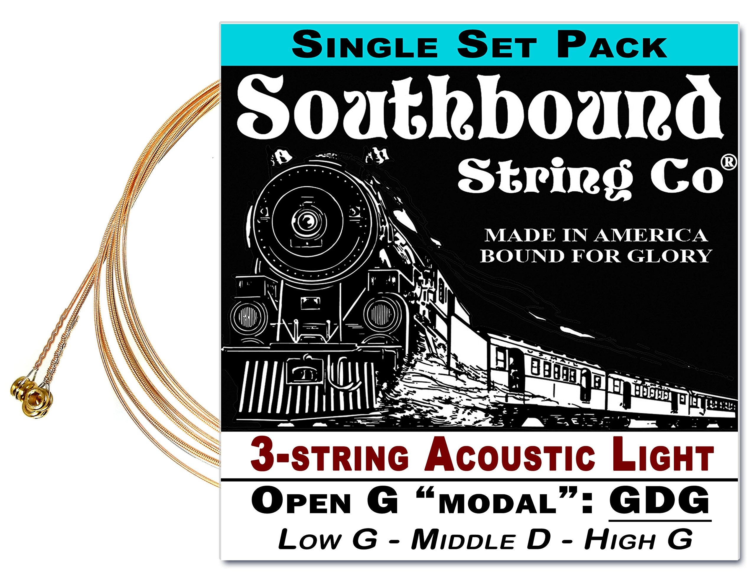 3 String Open G ''Gdg'' Modal/Blues String Sets   Choose From 4 Set Varieties! (Lmh)
