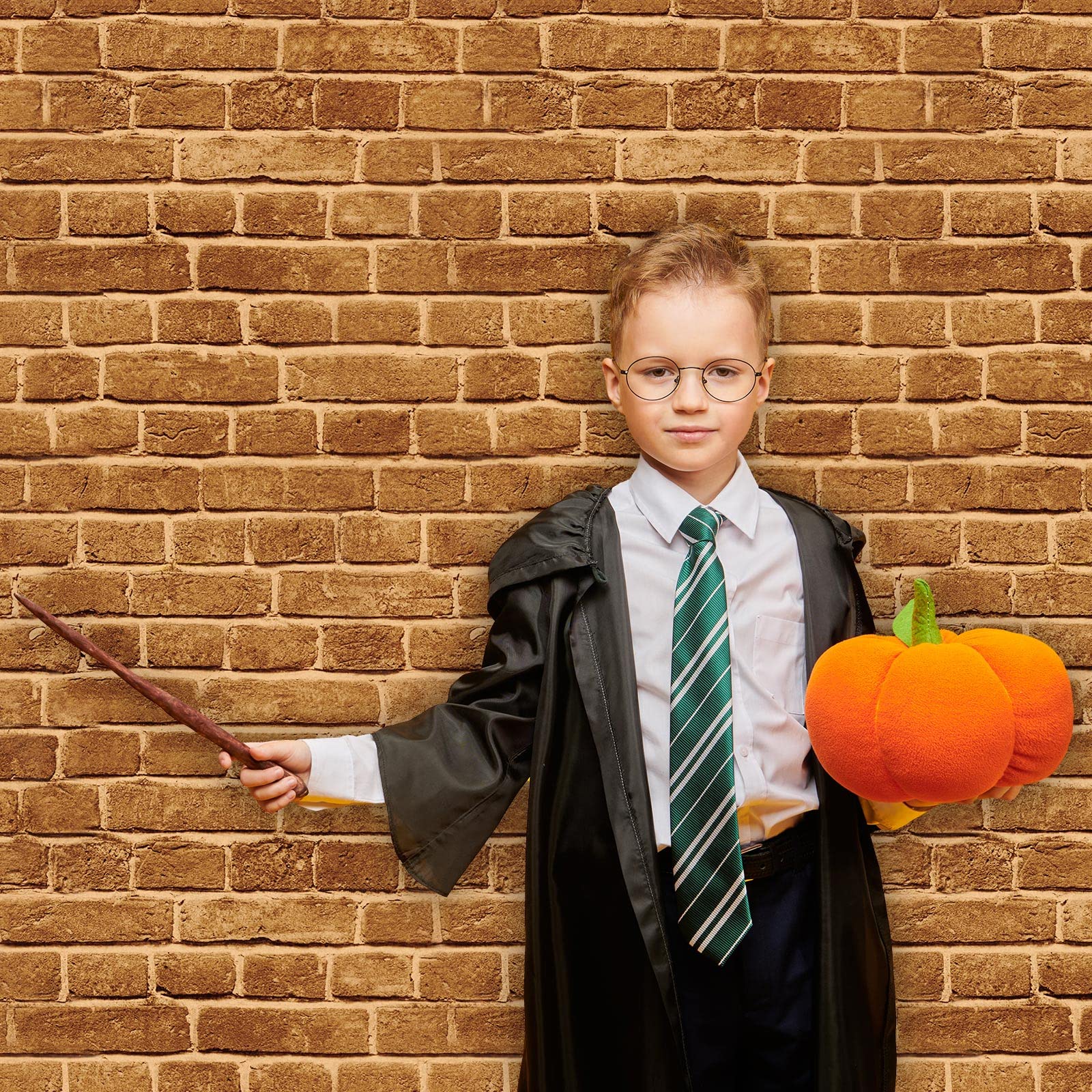 4.5 X 9 Feet Brick Stone Wall Backdrop Brick Wall Tablecloths Magic Wizard Brick Sheet Table Cover Retro Red Brick Backdrop For