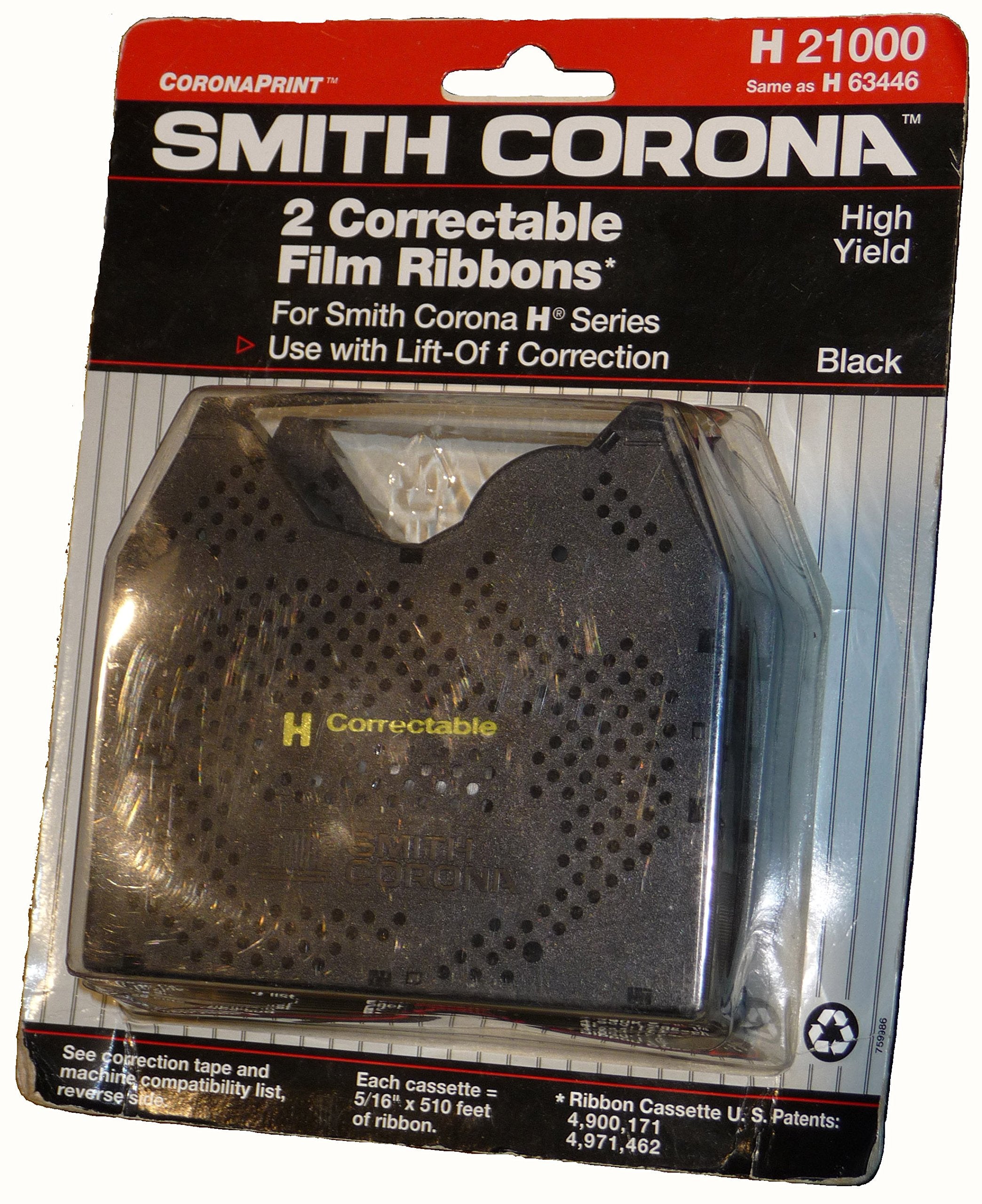 Smith Corona H Series Correctable Film Cartridge Ribbon (2 Pack)-New