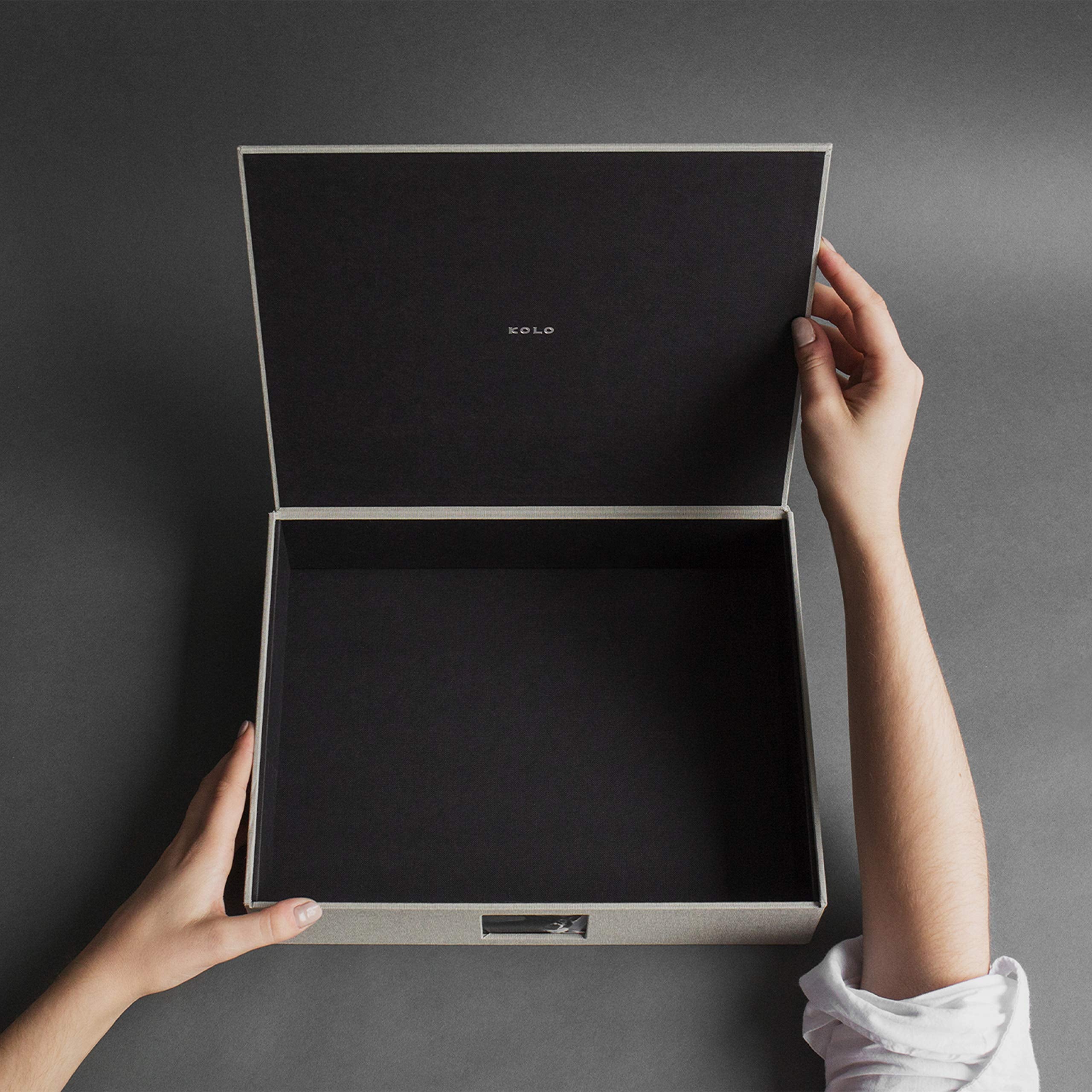 Kolo Havana Archival Photo Storage Box, Large, Black