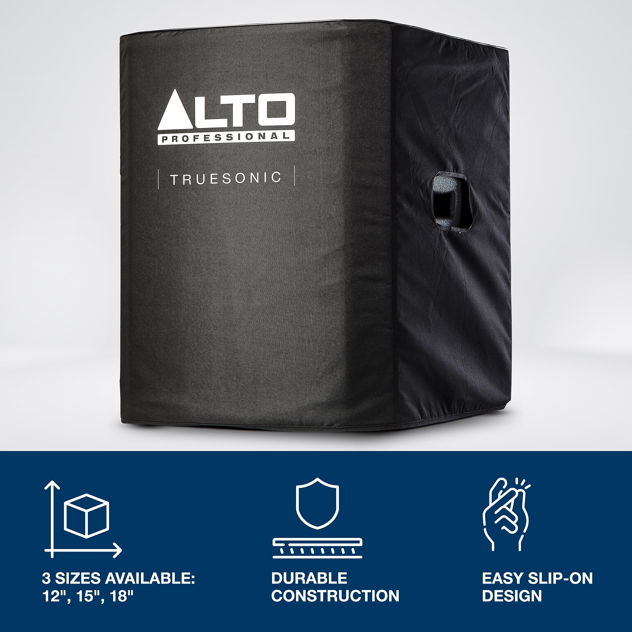 Alto Professional Ts18S Cover   Durable Slip On Cover For Ts18S Powered Subwoofer With Nylon Lining Construction And Handle Acce