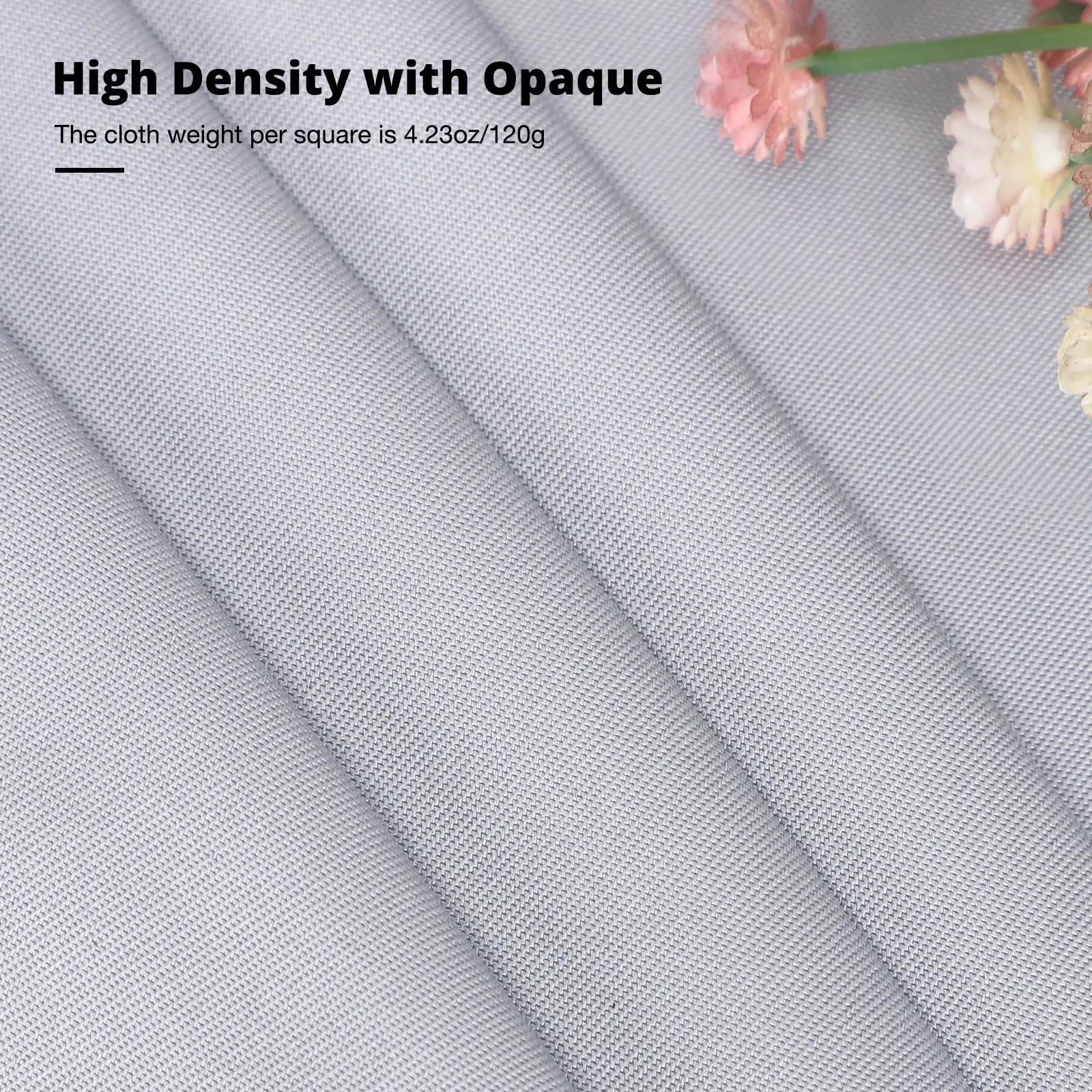 Aimosen 10X10 Ft Gray Backdrop Background For Photography Large Photo Backdrop Curtain Drapes, High Density Gray Screen Backdrop