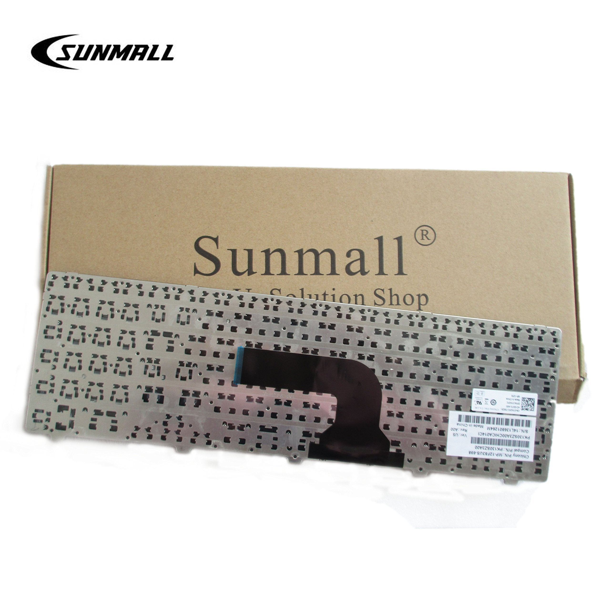 Sunmall Laptop Keyboard Replacement Without Backlit Compatible With Inspiron 15 3521 3537 15V 1316 15R 3521 3537 5521 5528 5537