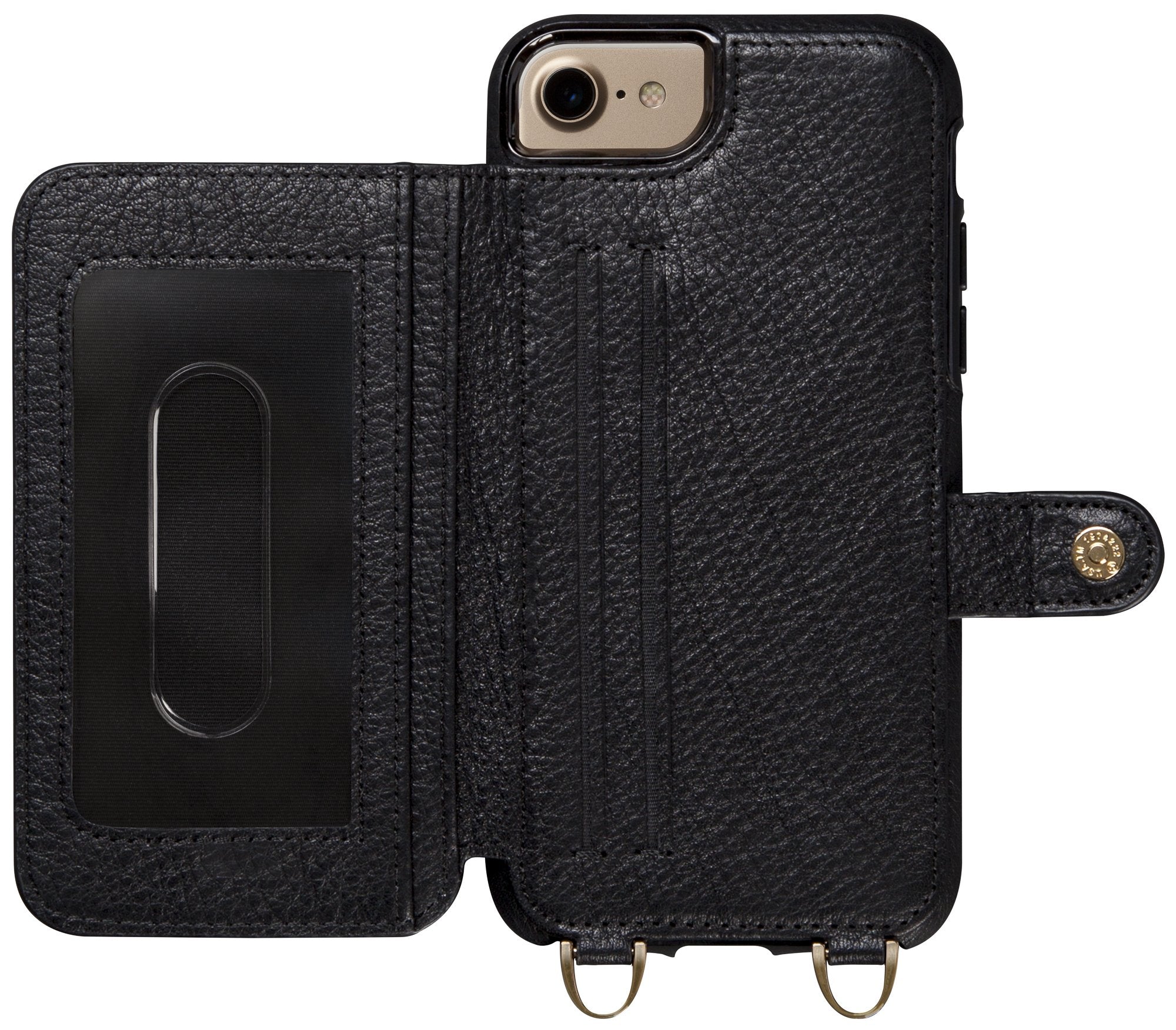 Sena Isa Crossbody Snap On Leather Cell Phone Leather Case For 6/7/8, Red