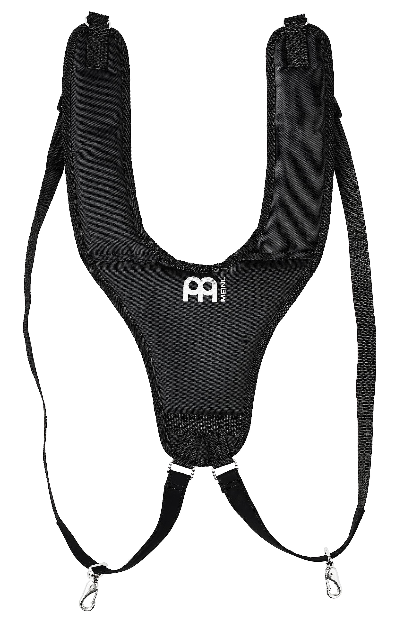Meinl Percussion Djembe Strap With Quick Change Hook Heavy Duty Nylon, Adjustable Shoulder Padding, Black, One Size (Mdjs2)