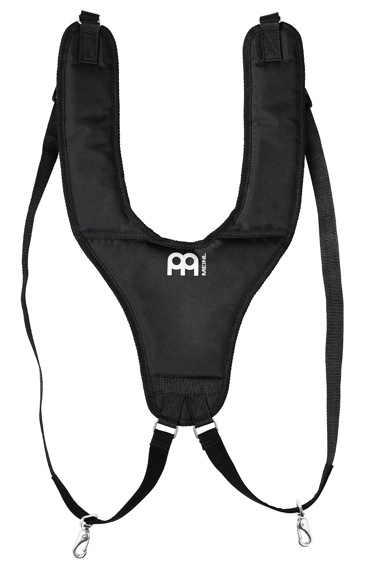 Meinl Percussion Djembe Strap With Quick Change Hook Heavy Duty Nylon, Adjustable Shoulder Padding, Black, One Size (Mdjs2)