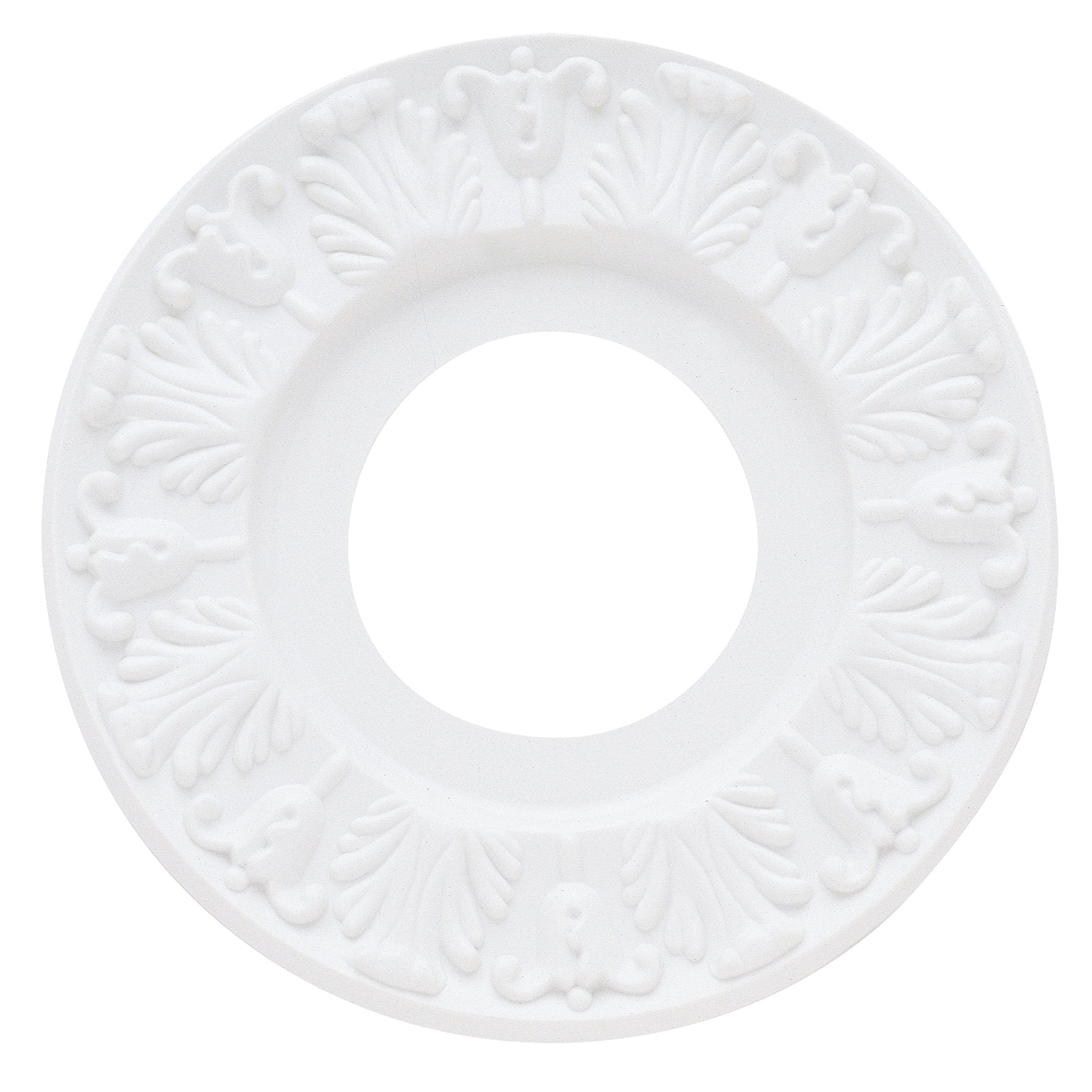 Westinghouse Lighting 7702700 Victorian Ceiling Medallion 10 Inch Dia, White Finish, 1 Pack