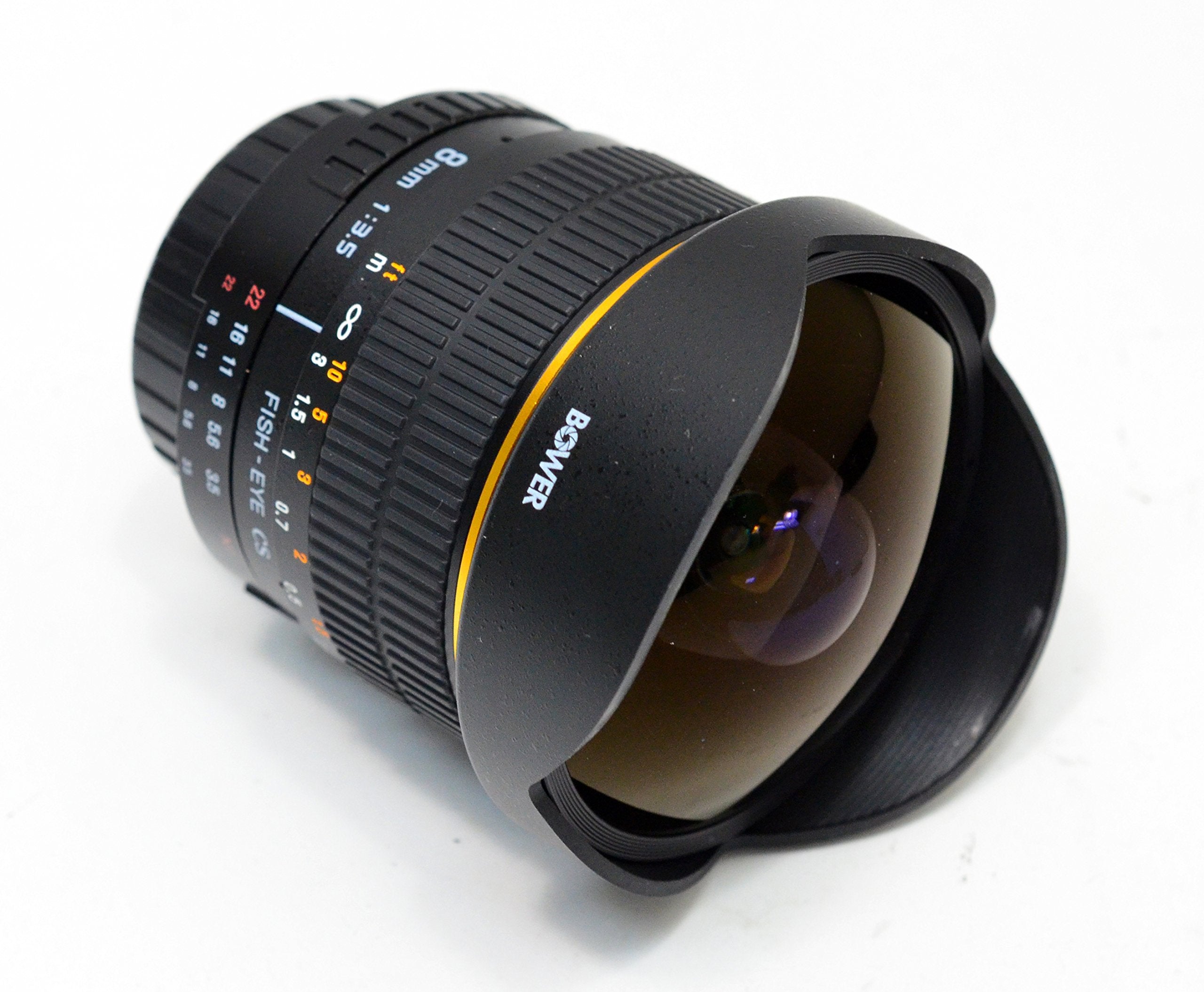 Bower Ultra Wide Angle 8Mm F/3.5 Fisheye Fixed Lens For Nikon   Sly358N