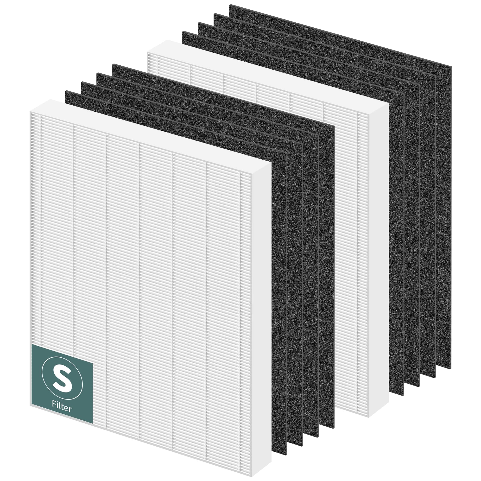 C545 True Hepa Replacement Filter S For Winix C545 Air Purifier, Replace Part 1712 0096 00 And 2522 0058 00, 2 True Hepa Filter