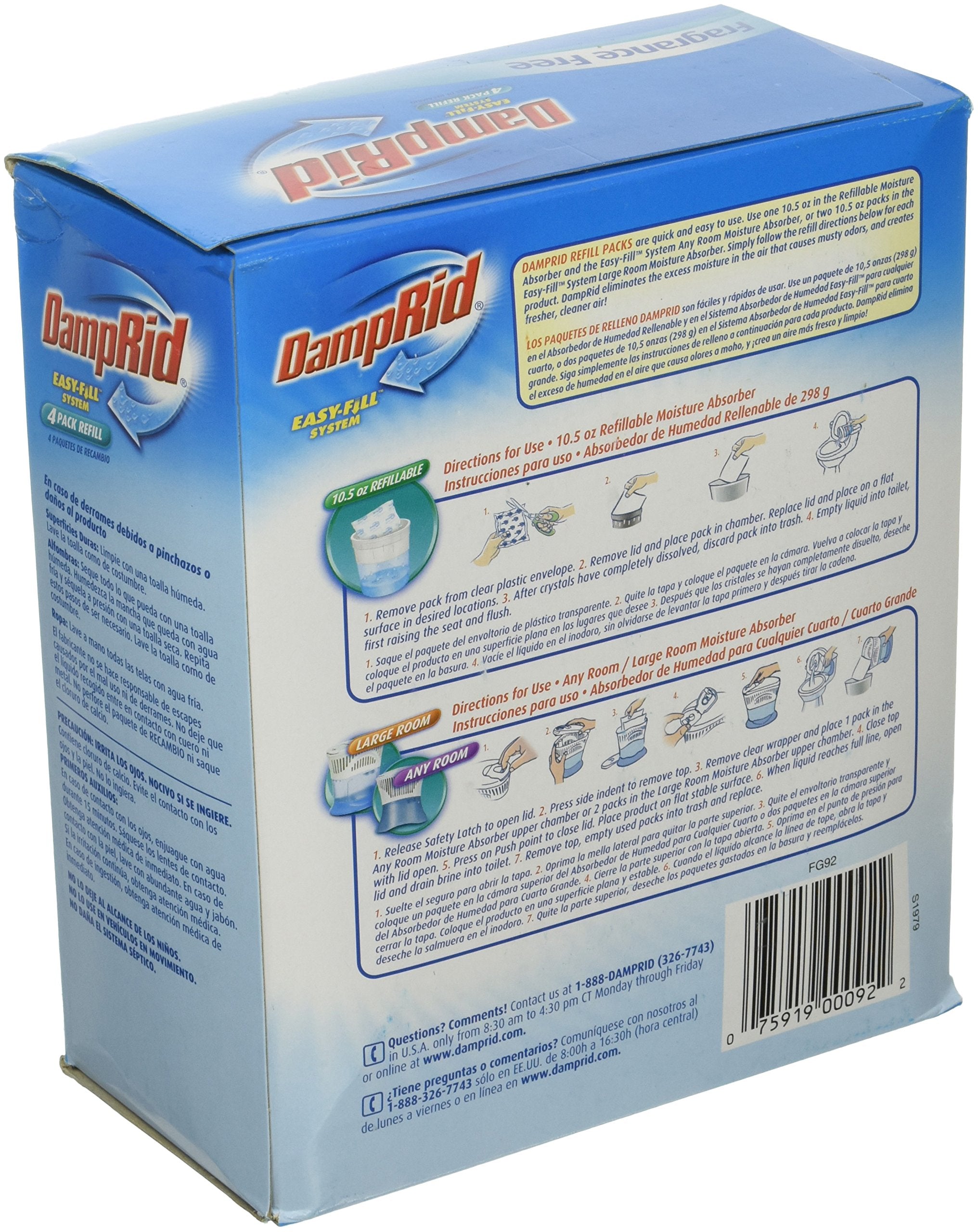 Damprid Easy Fill Moisture Absorber Refill