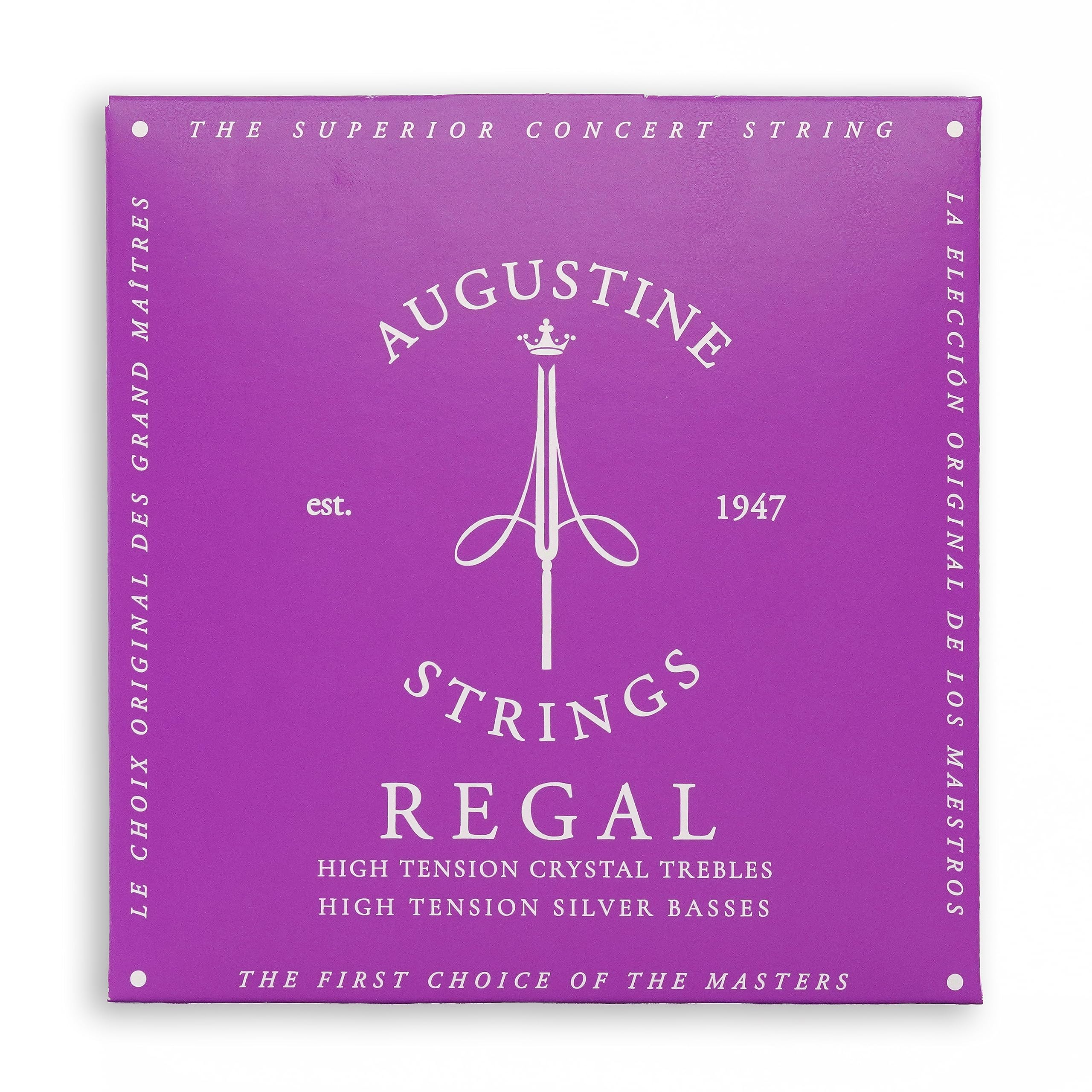 Augustine Regal High Tension Crystal Nylon Guitar Strings   1 Set