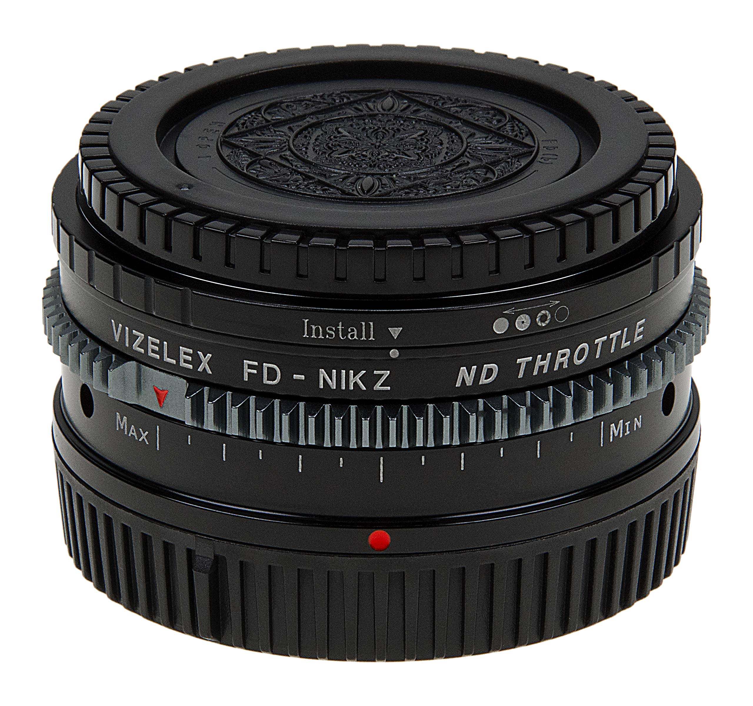 Vizelex Cine Nd Throttle Lens Adapter Compatible With Canon Fd Lenses To Nikon Z Mount Cameras   Built In Variable Nd Filter (2