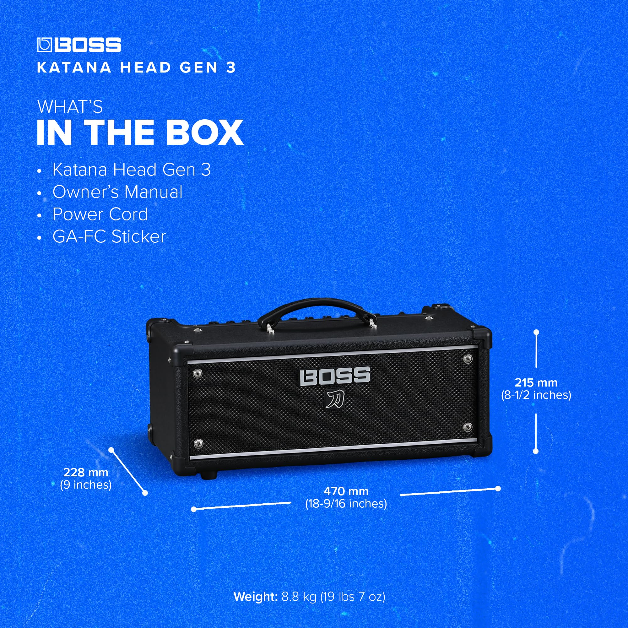 Boss Katana Head Gen 3 100W Amplifier Head