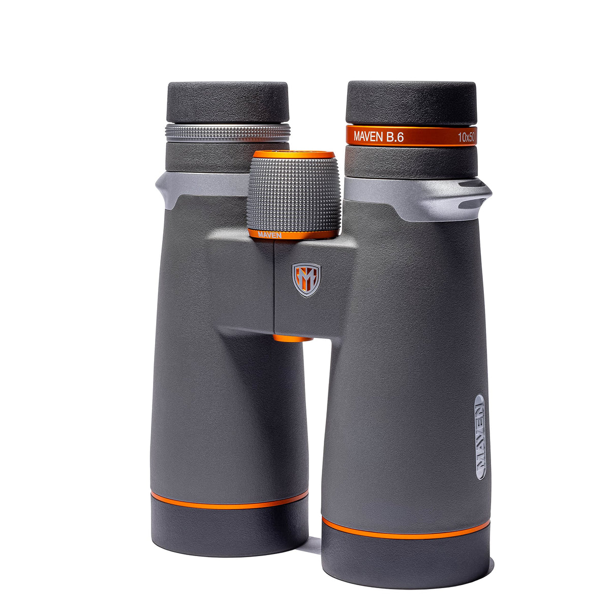 Maven B6 50Mm Ed Binoculars (10X50, Gray/Orange)
