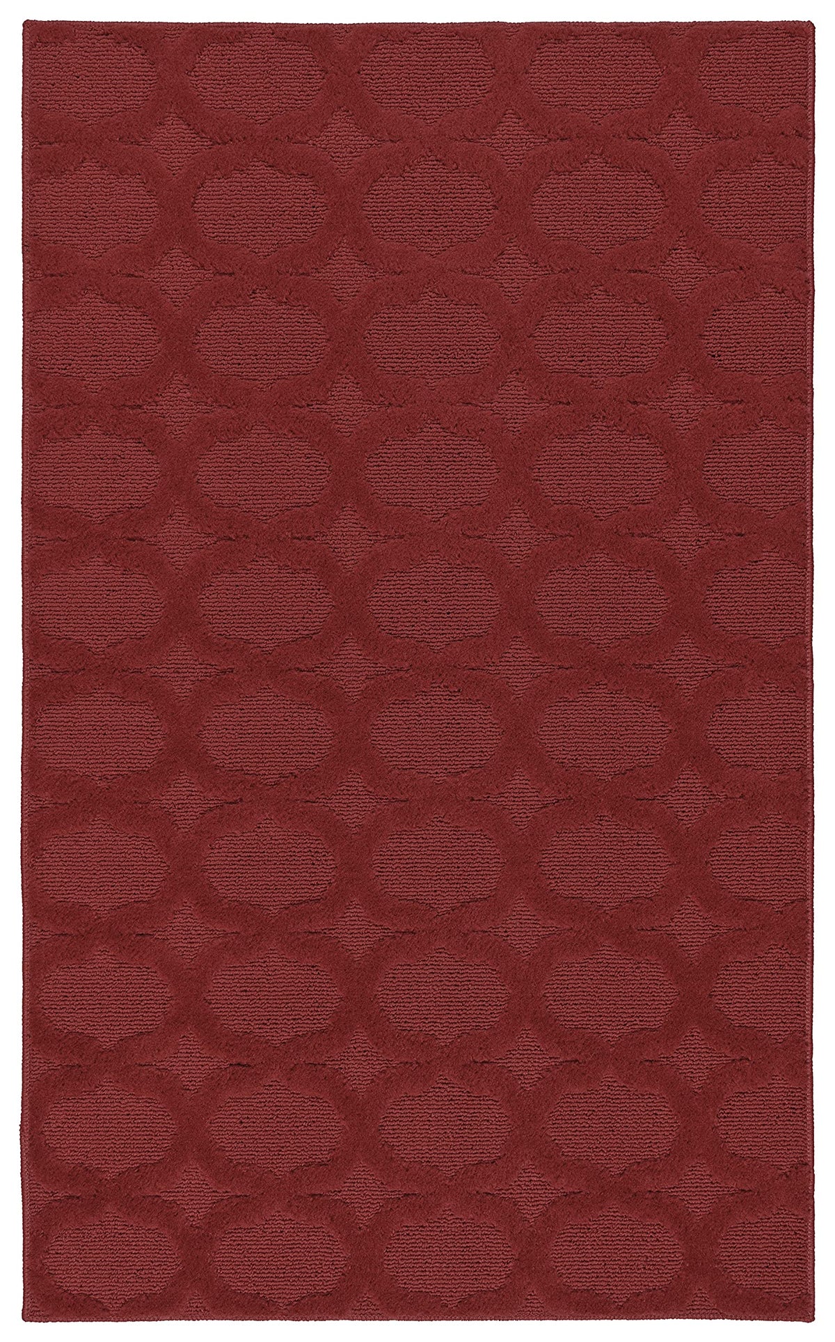 Garland Rug Sparta 3 Ft X 5 Ft Area Rug Chili Pepper Red