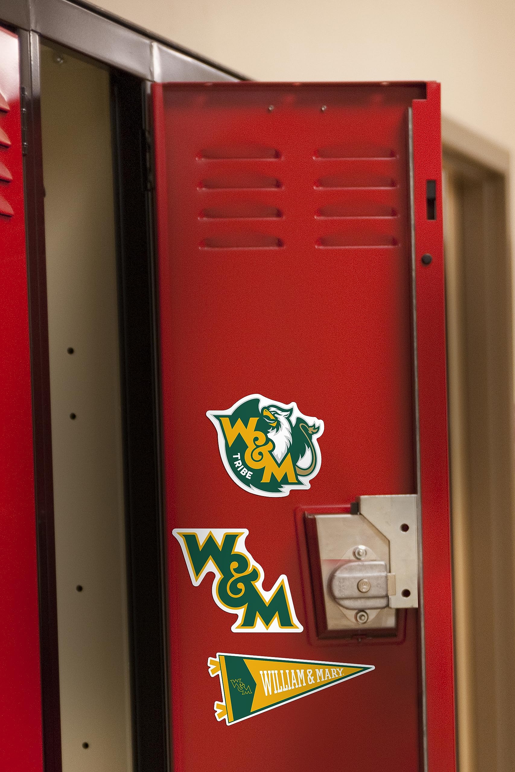 College Of William And Mary 9Ct Vinyl Large Deluxe Stickers Variety Pack   Laptop, Water Bottle, Scrapbooking, Tablet, Skateboar