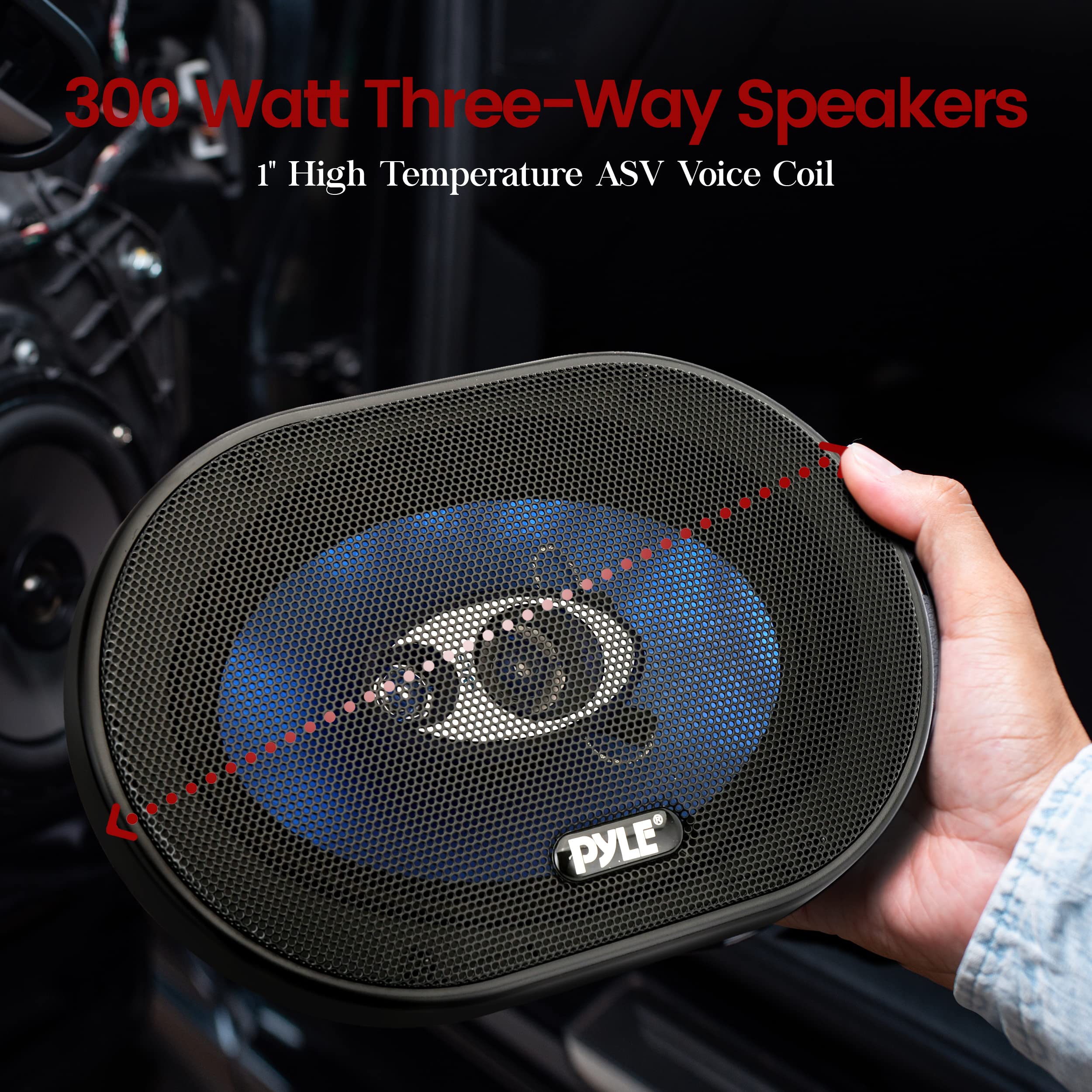Pyle 5X7'' Triaxial Speakers