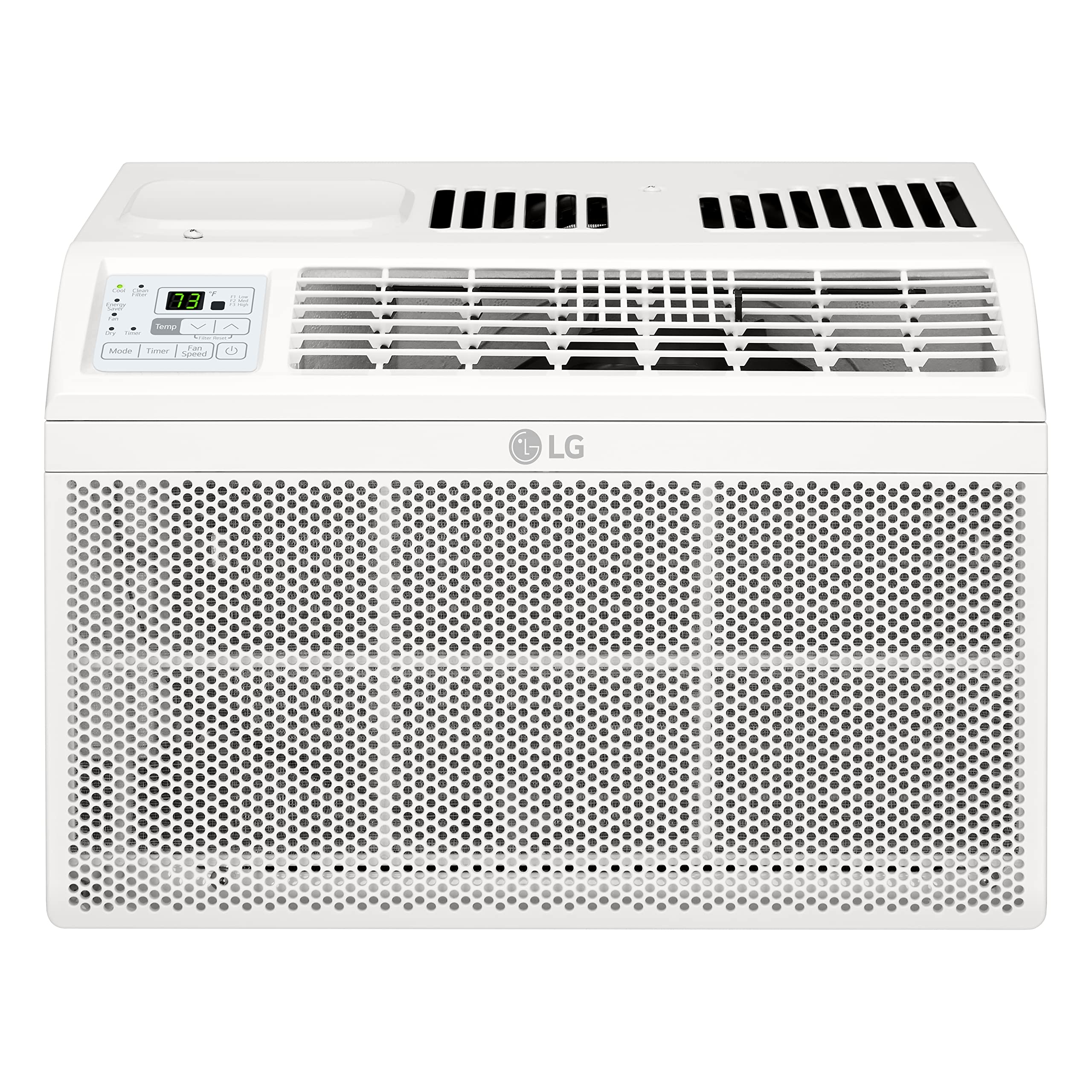 LG 5800 BTU Window Air Conditioners [2023 New] Remote Control Ultra-Quiet Compact-size Washable Filter Multi-Speed Fan Cools 260