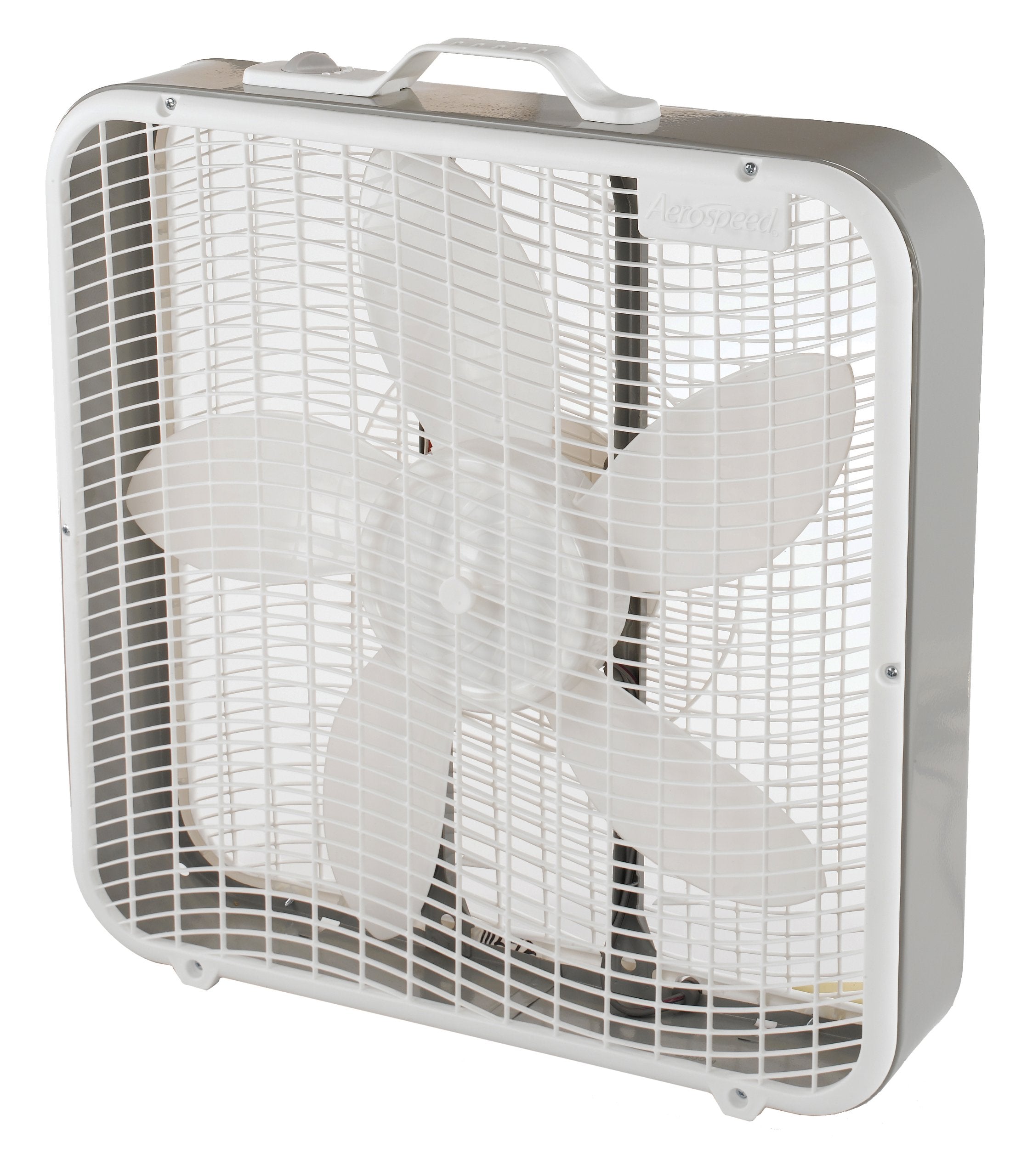Camair Bx100 High Performance Box Fan, Light Gray