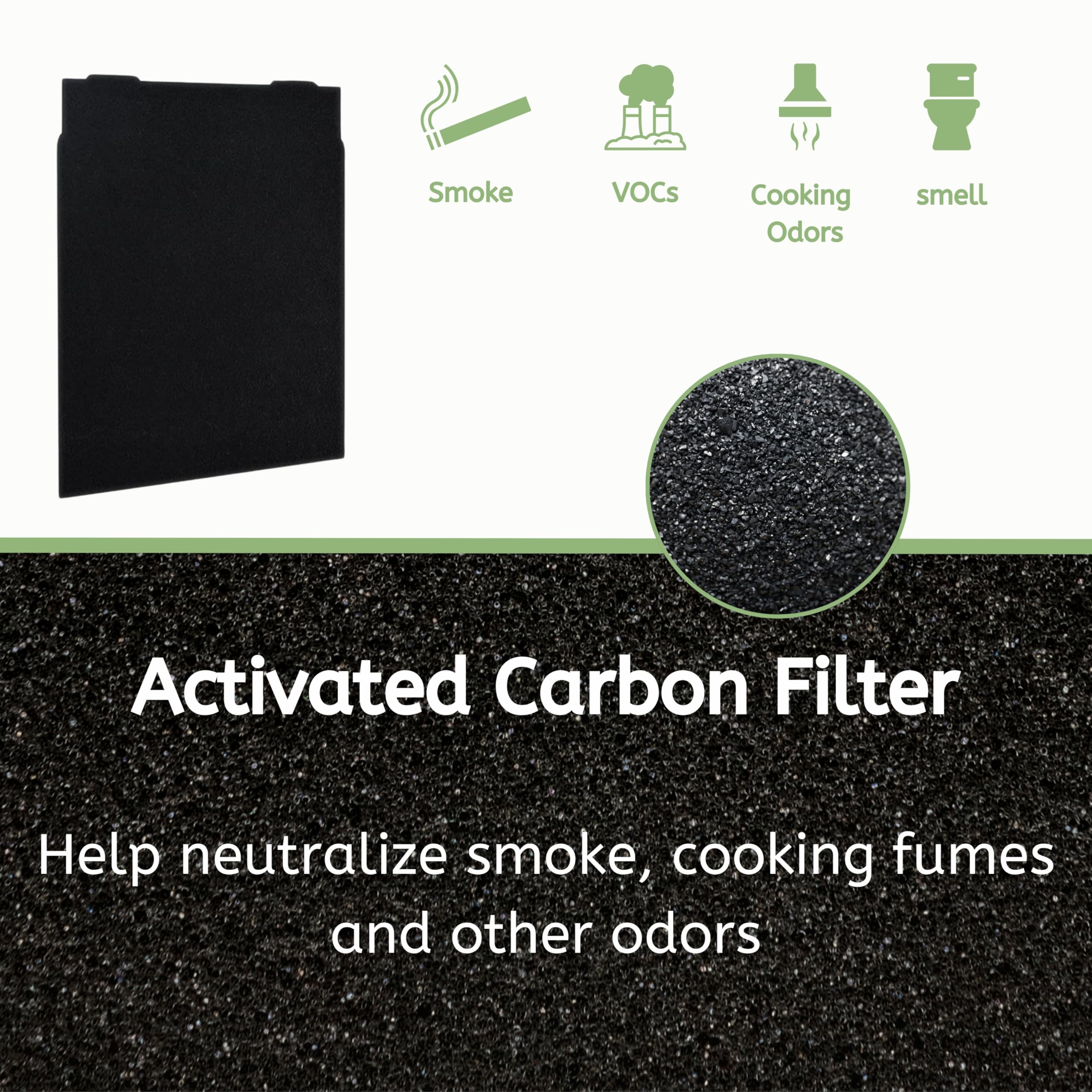 Nispira True Hepa Carbon Pre Filter Set Compatible With Sears Kenmore 83375, 83376, 83200, 83202 (Progressive 335), 83230, 83354