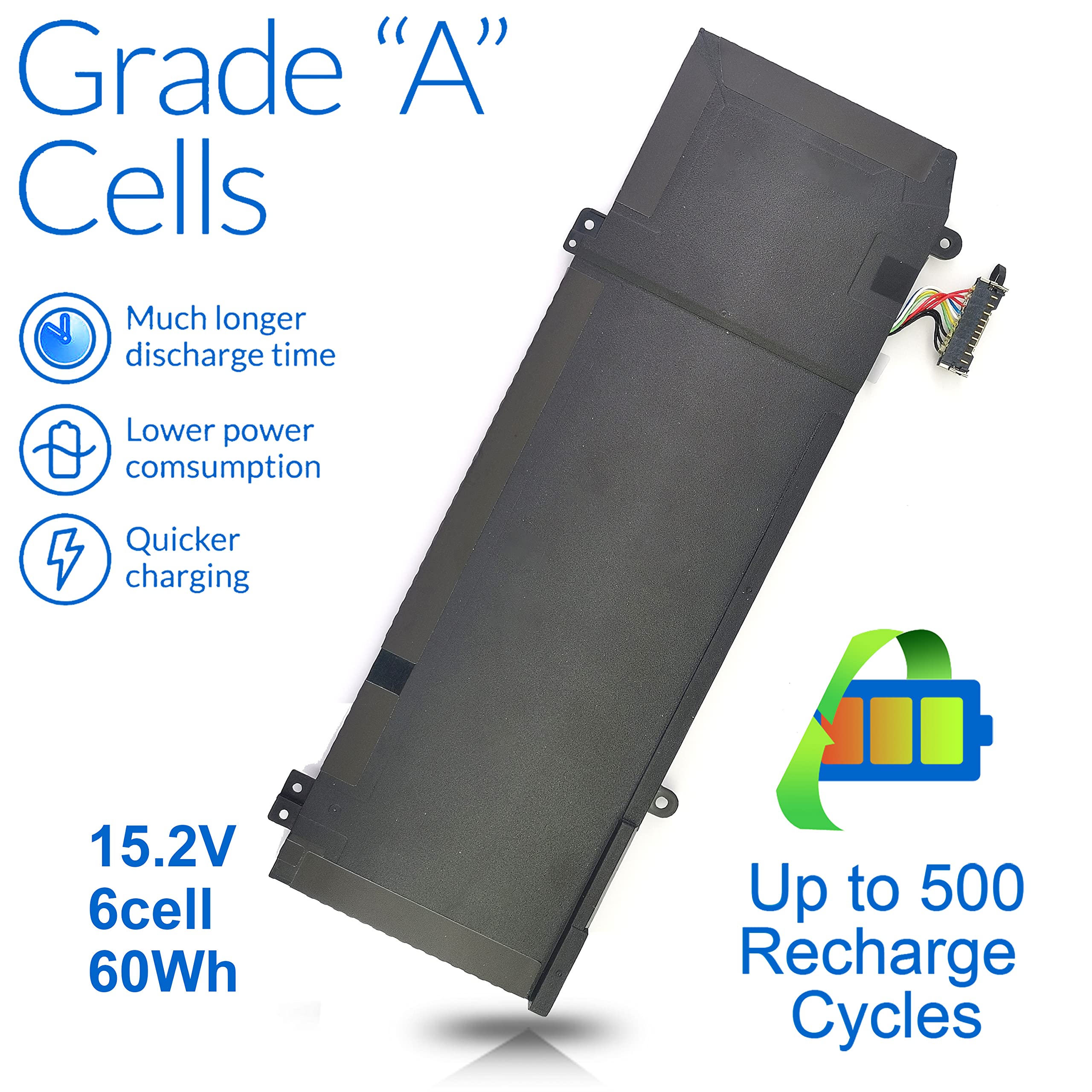 1F22N Laptop Battery For Dell Alienware M15 R1 2018, Alienware M17 R1 2019, For Dell G5 15 5590, G7 7590, G7 7790 Series, P79F P